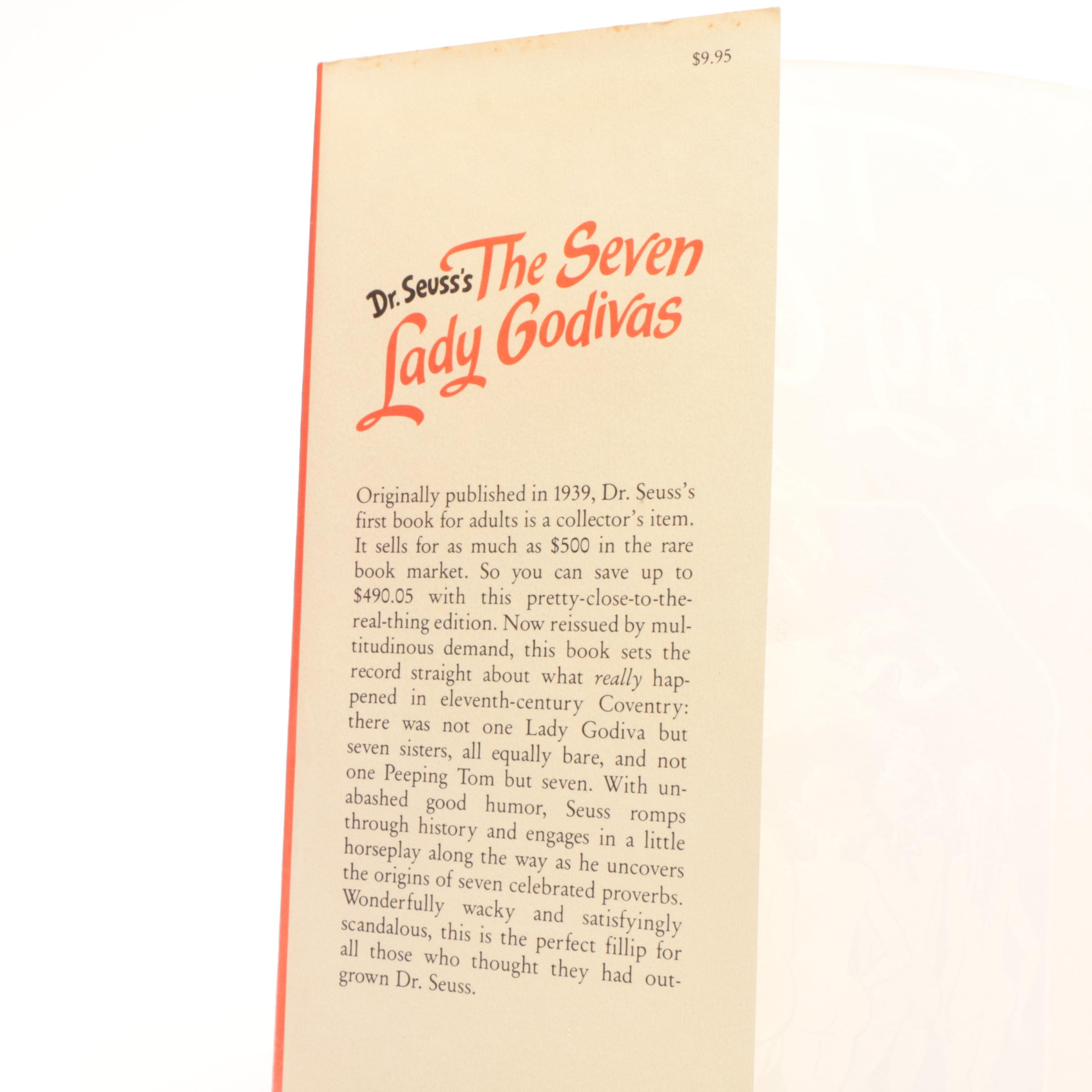 1987 Dr. Seuss "The Seven Lady Godivas" First Printing of Reissue