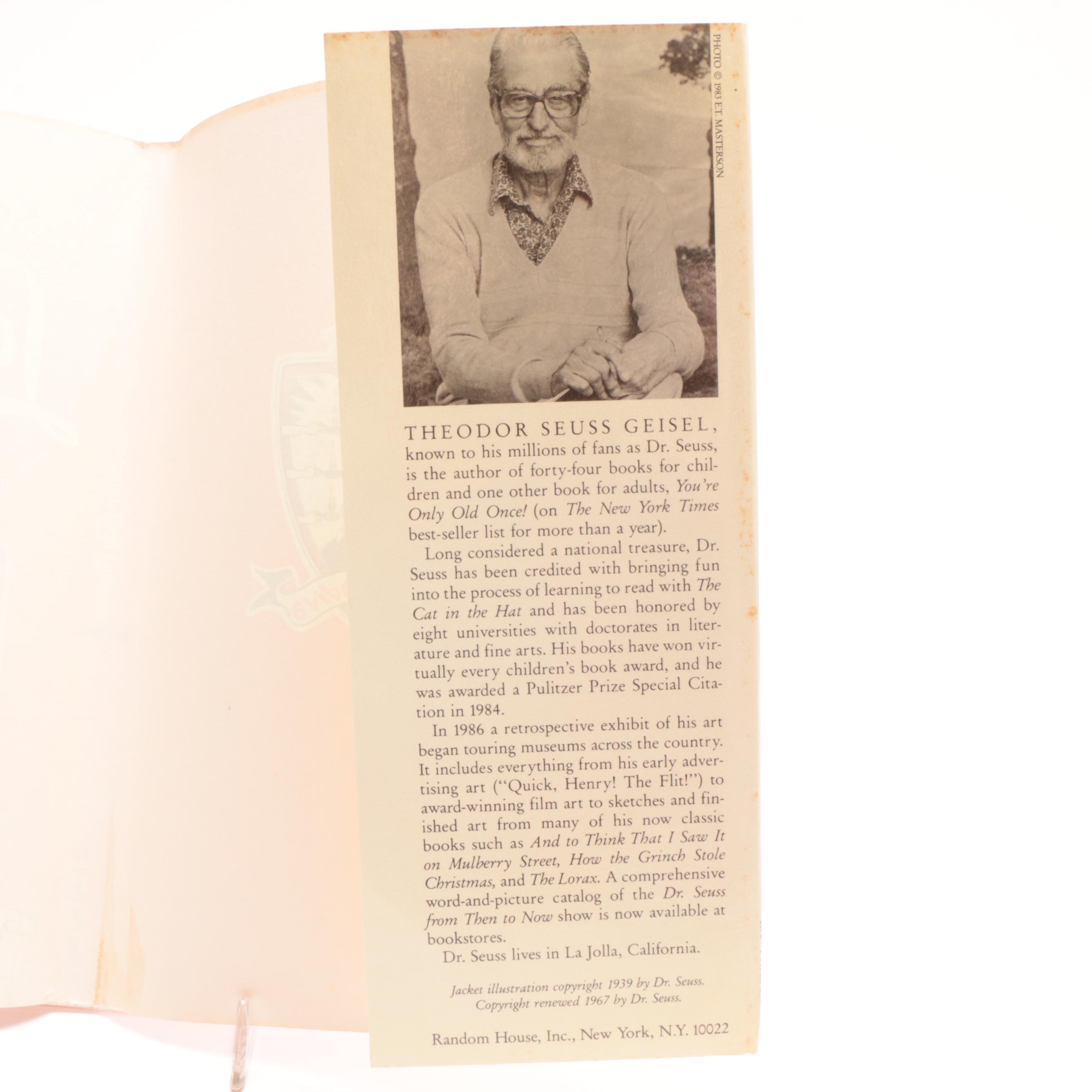 1987 Dr. Seuss "The Seven Lady Godivas" First Printing of Reissue