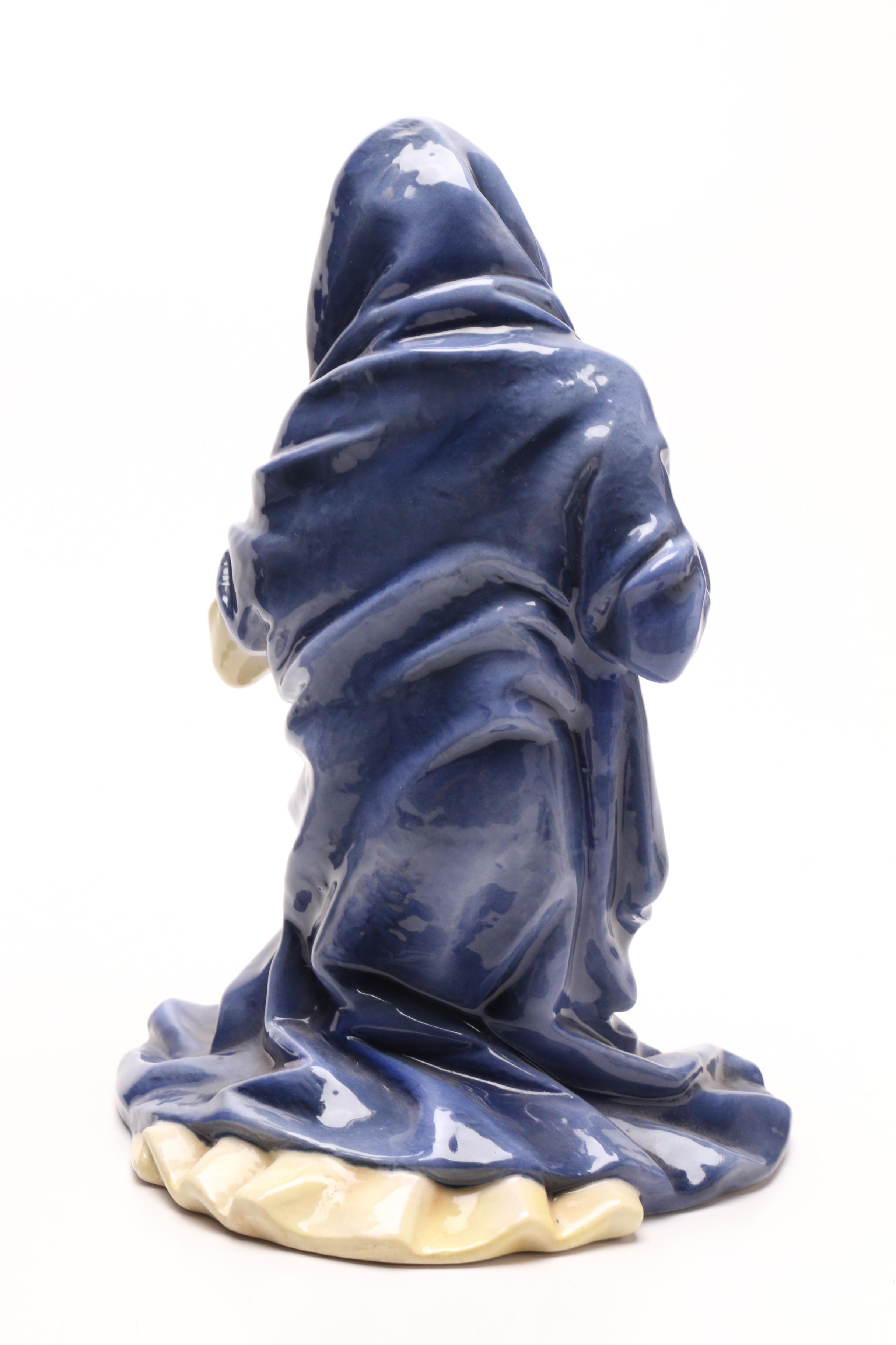 Wien Keramos Austrian Porcelain Virgin Mary Figurines