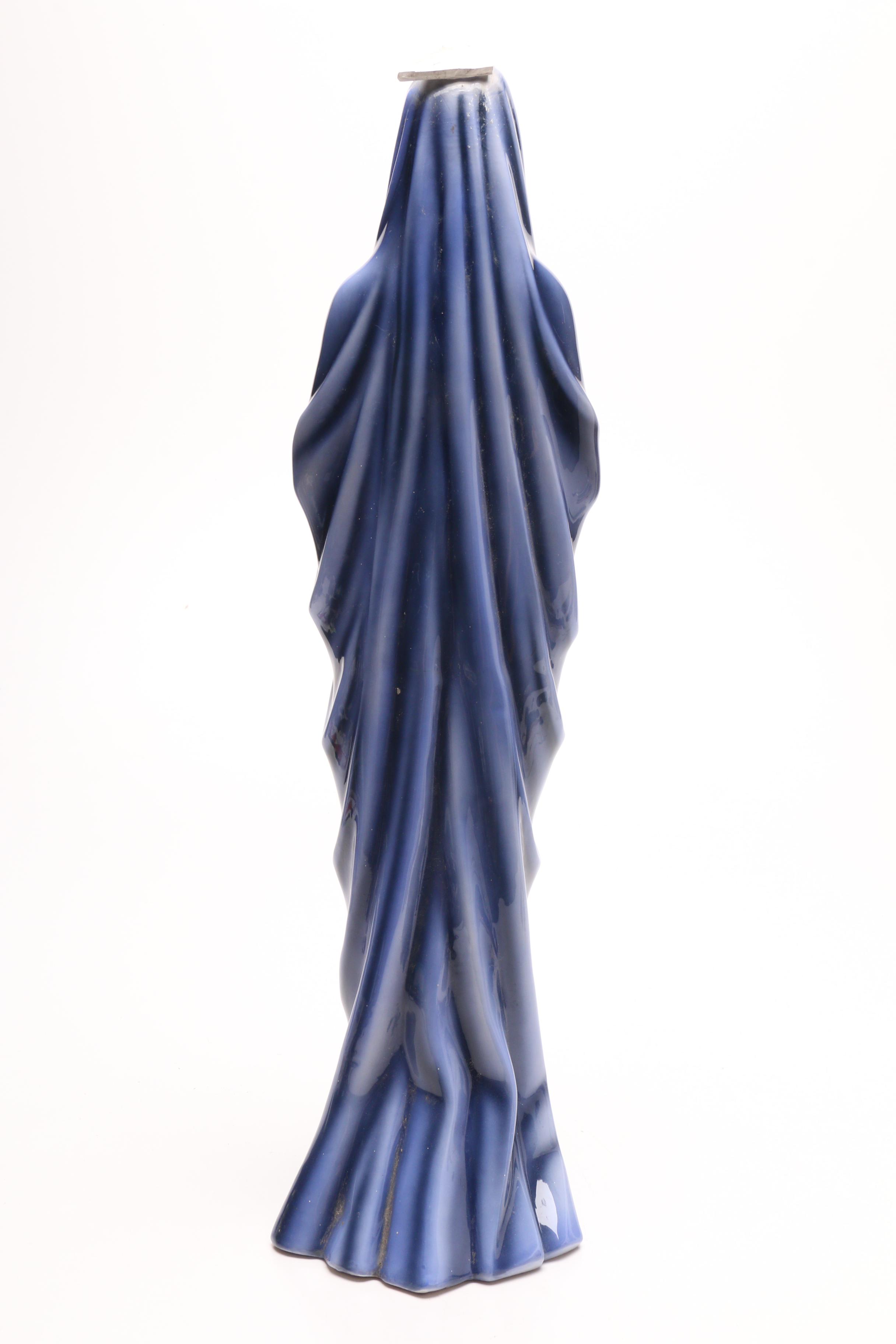 Wien Keramos Austrian Porcelain Virgin Mary Figurines