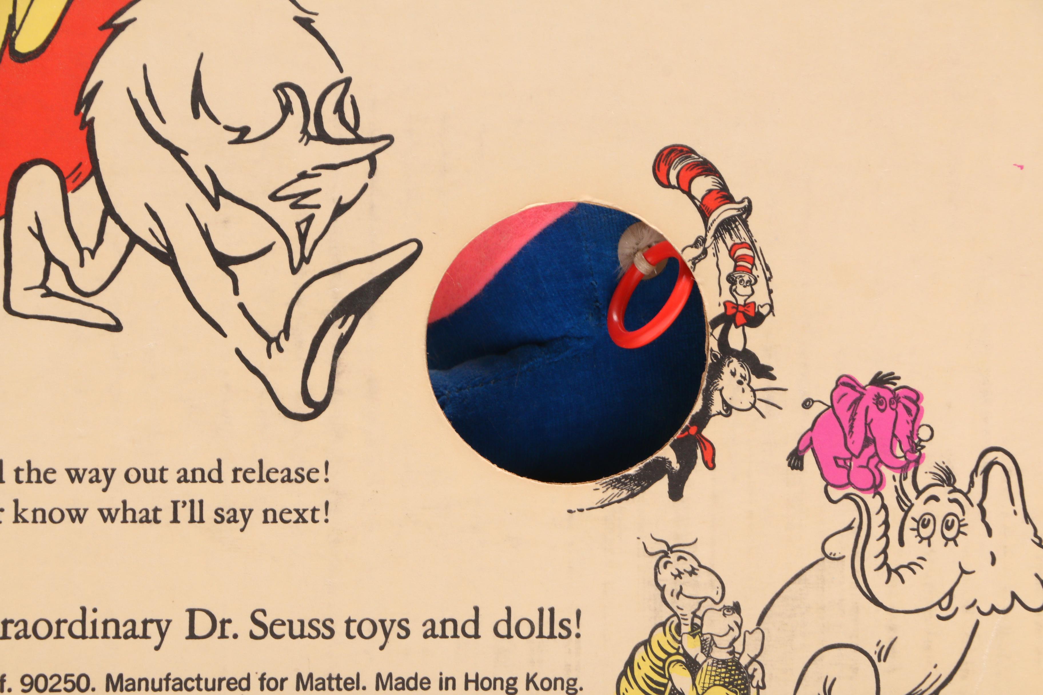 Circa 1970 Dr. Seuss Hedwig Talking Toy by Mattel