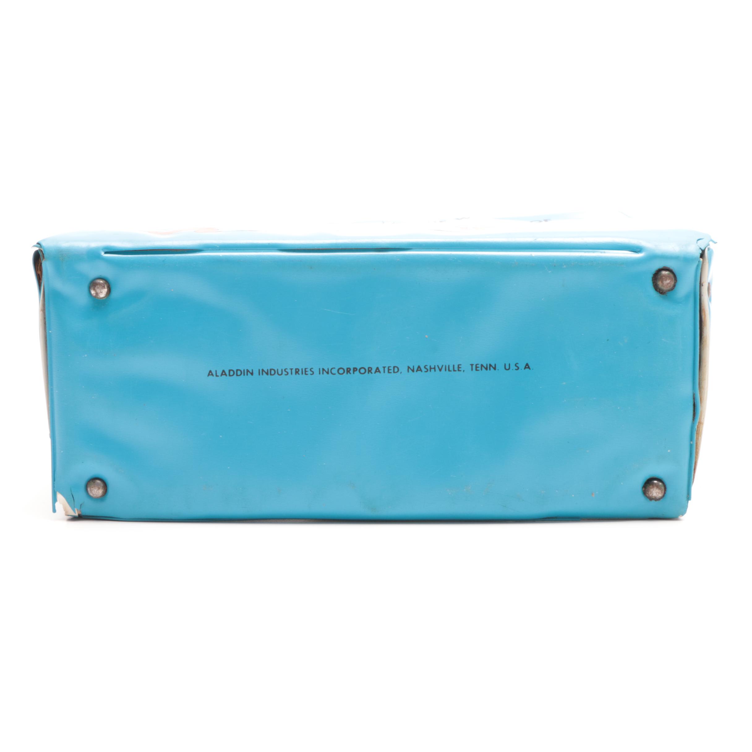 Circa 1970's Dr. Seuss Themed Vinyl and Tin Lunchboxes with Thermos