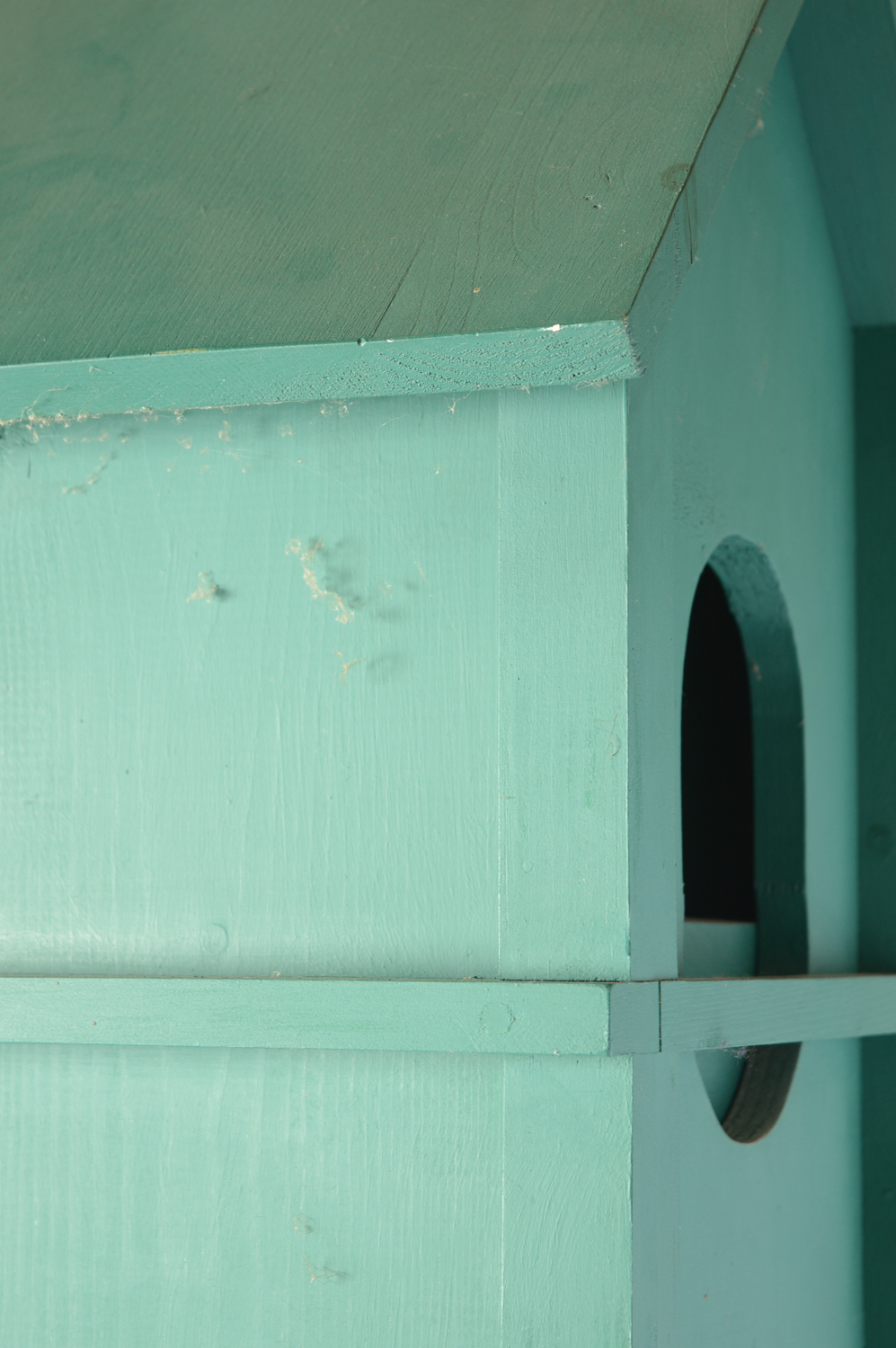 Quartz Clock in Painted Wood Cabinet