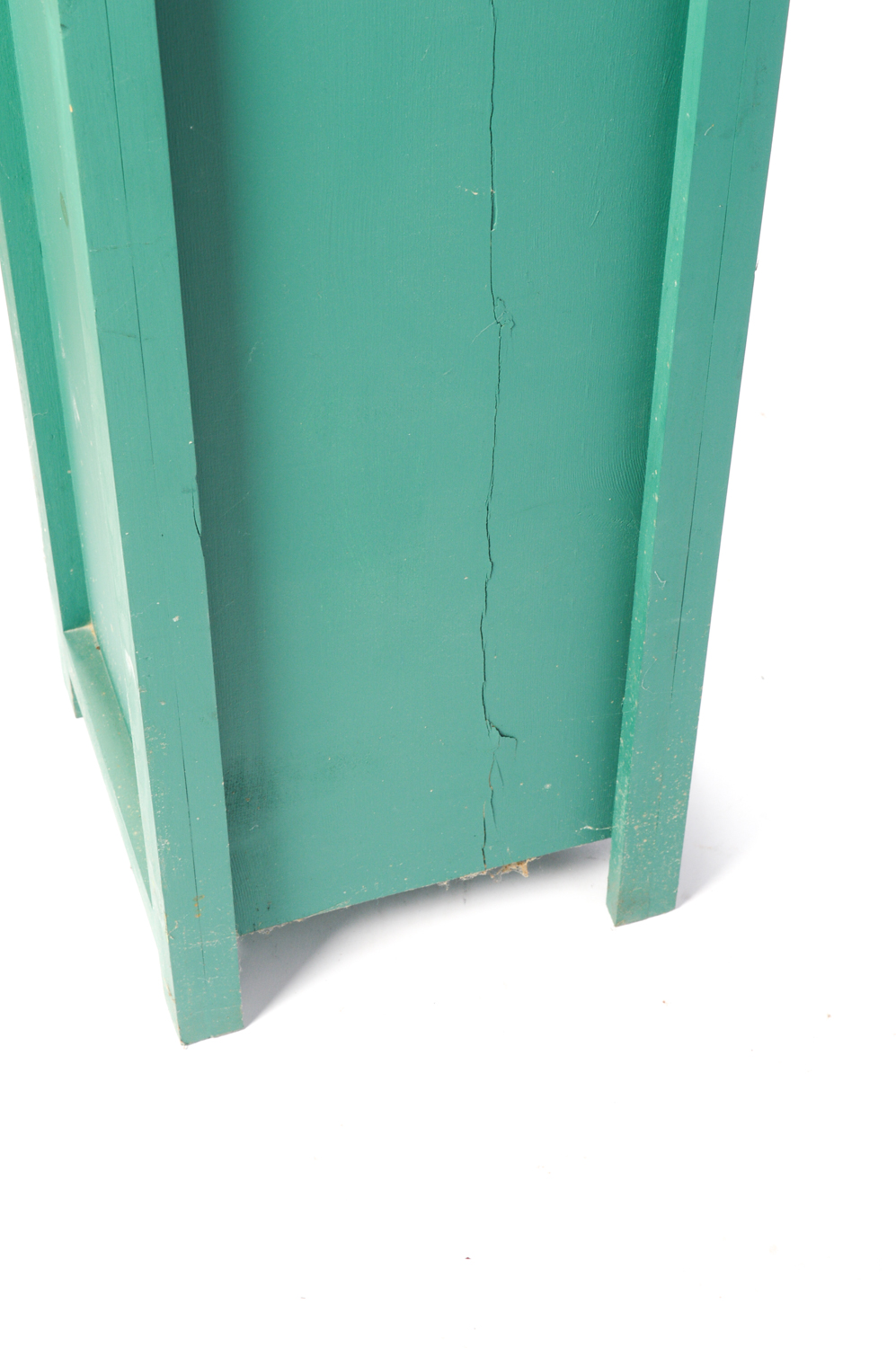 Quartz Clock in Painted Wood Cabinet