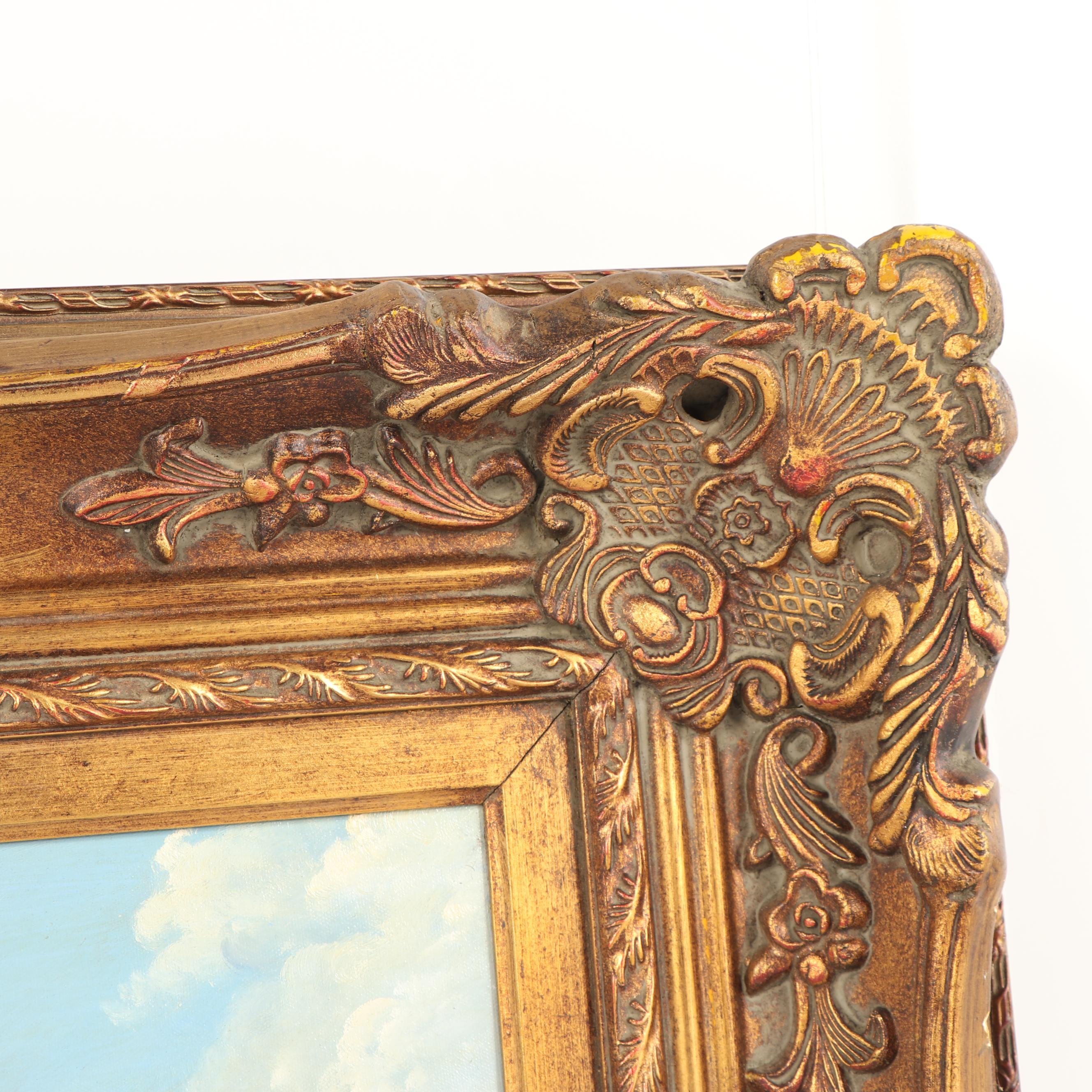 Karl Von Schmit 20th Century Nautical Oil Painting