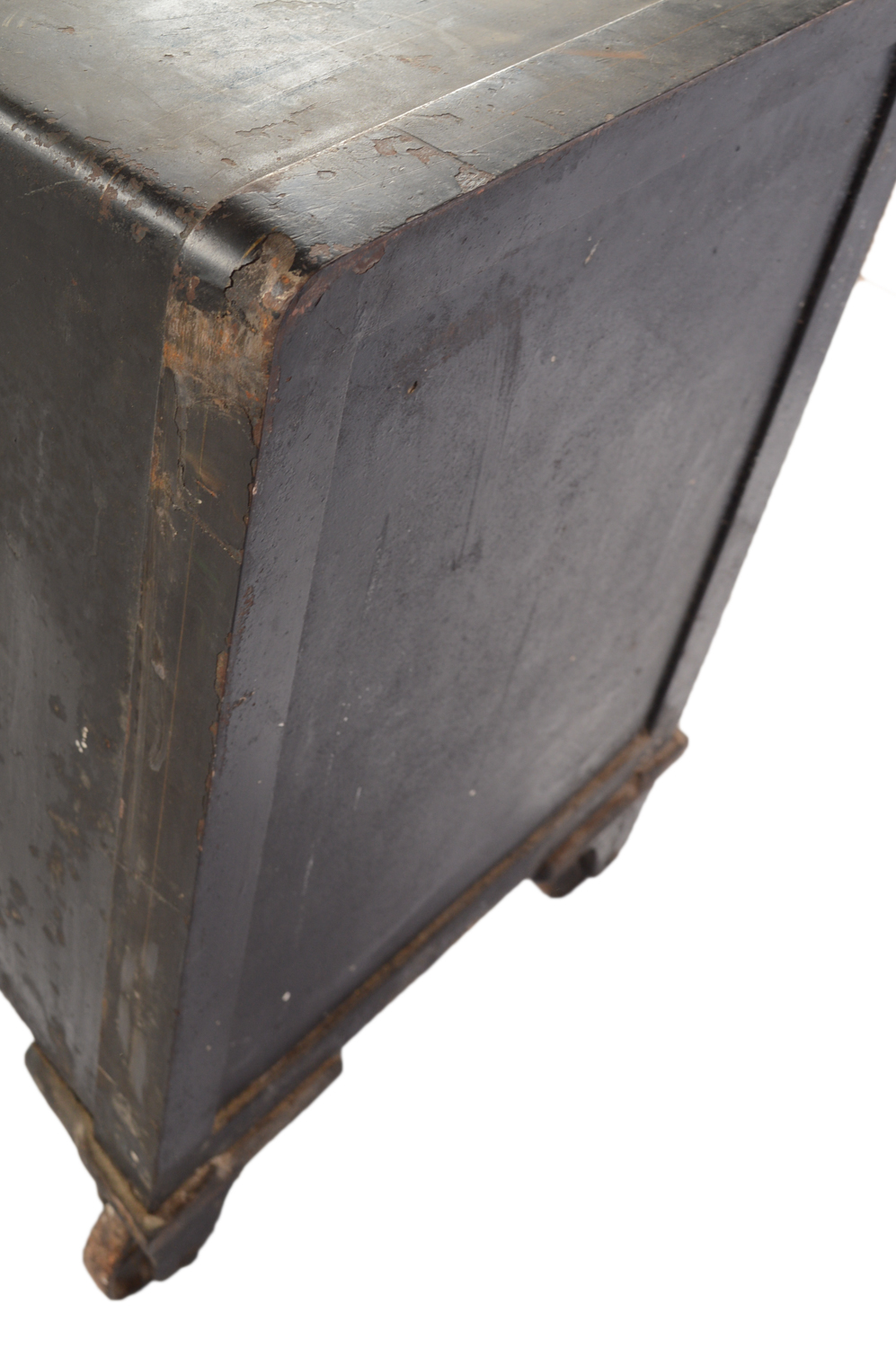 Late 1800s - Early 1900s Antique Cary Safe Co. of Chicago Safe with Castor Feet