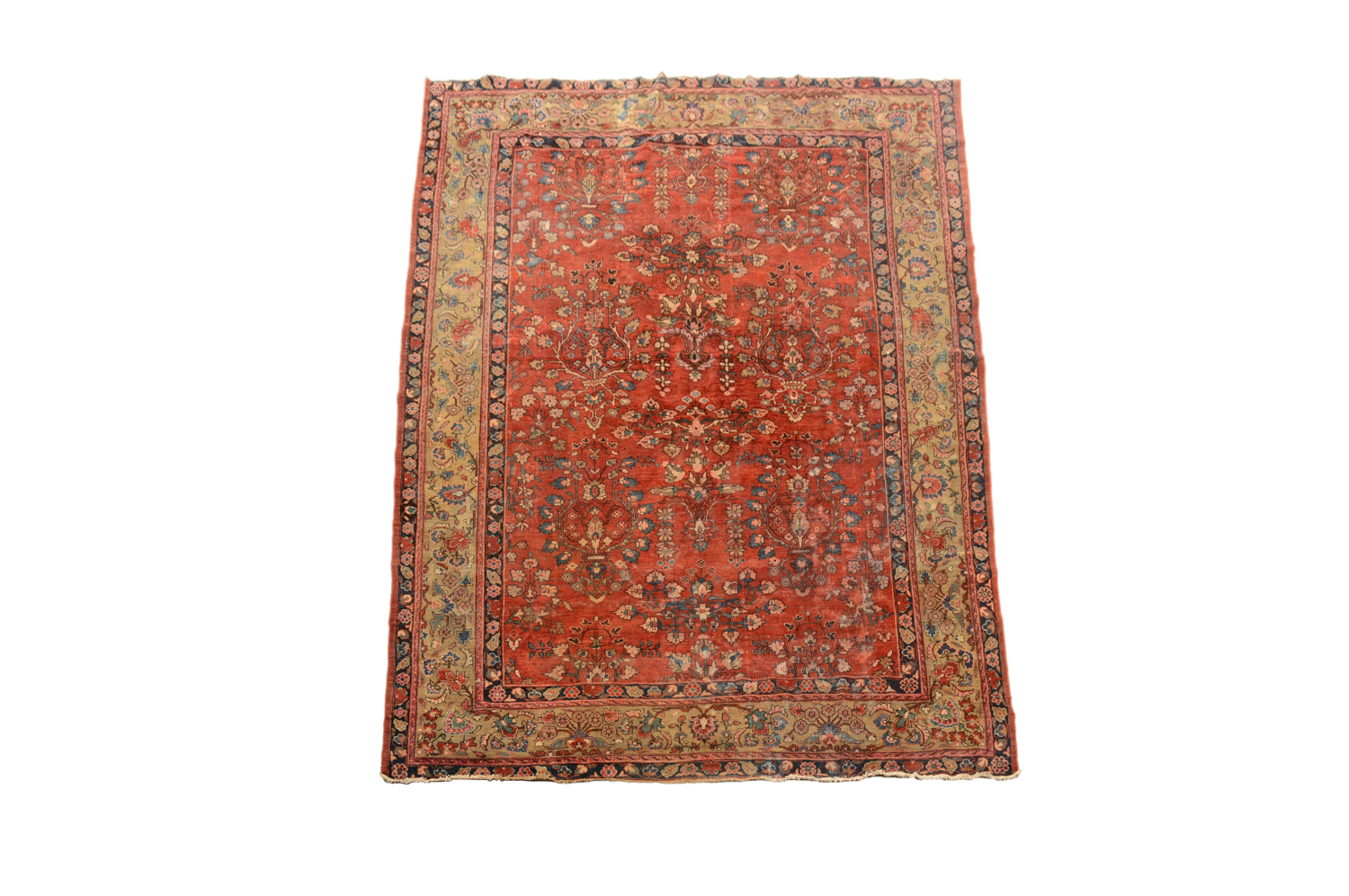 Hand-Knotted Persian Sarouk Wool Rug from Oscar Isberian Rugs