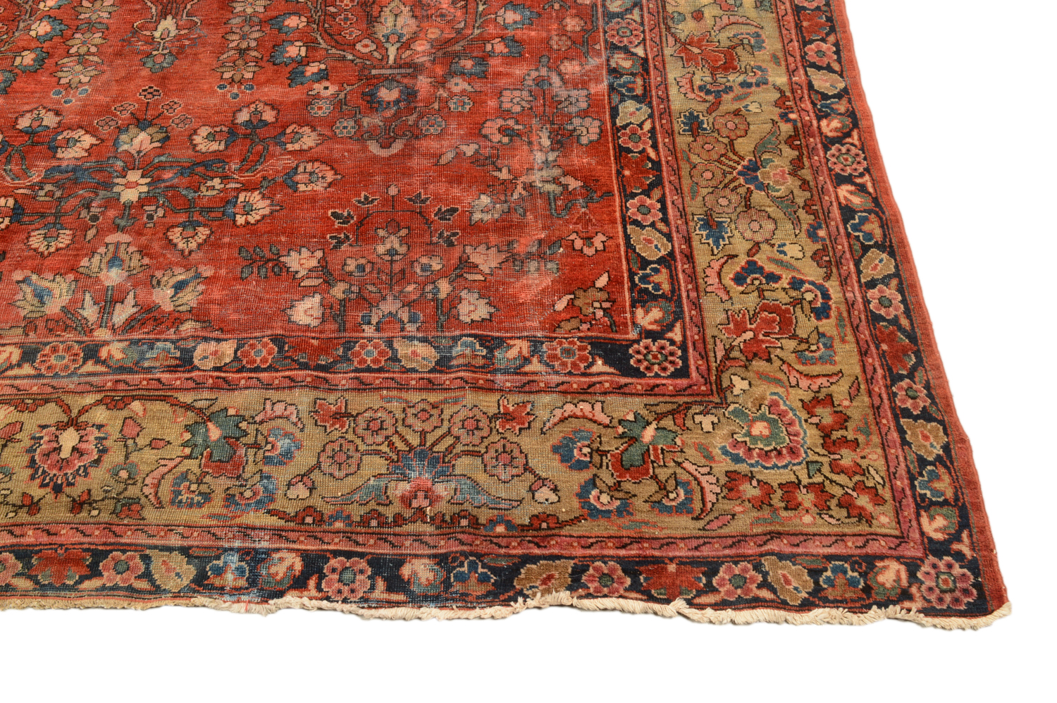 Hand-Knotted Persian Sarouk Wool Rug from Oscar Isberian Rugs
