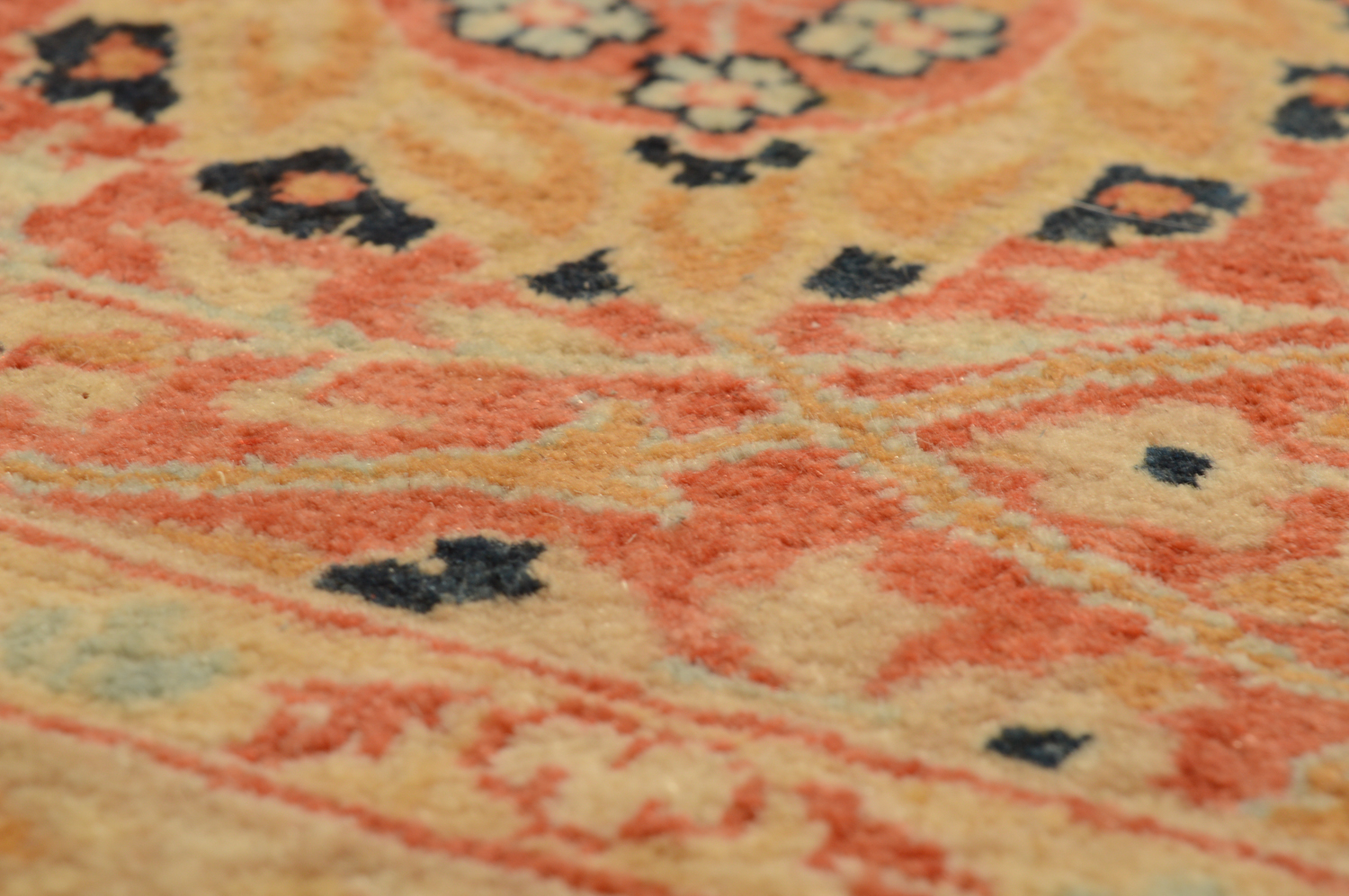 Finely Hand-Knotted Indian Tabriz Wool Rug