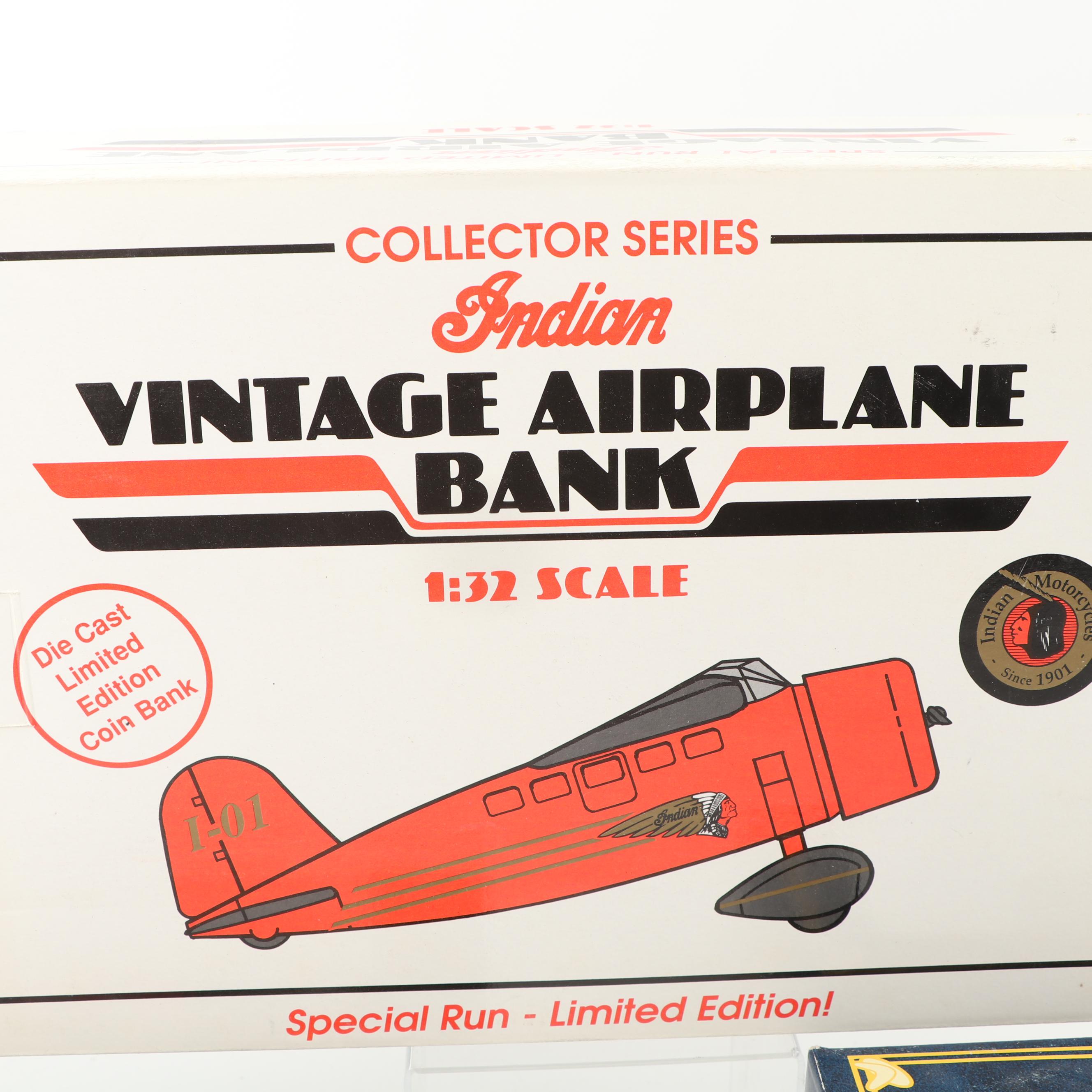 Ertl and Other Die-Cast Automobile and Airplane Coin Banks