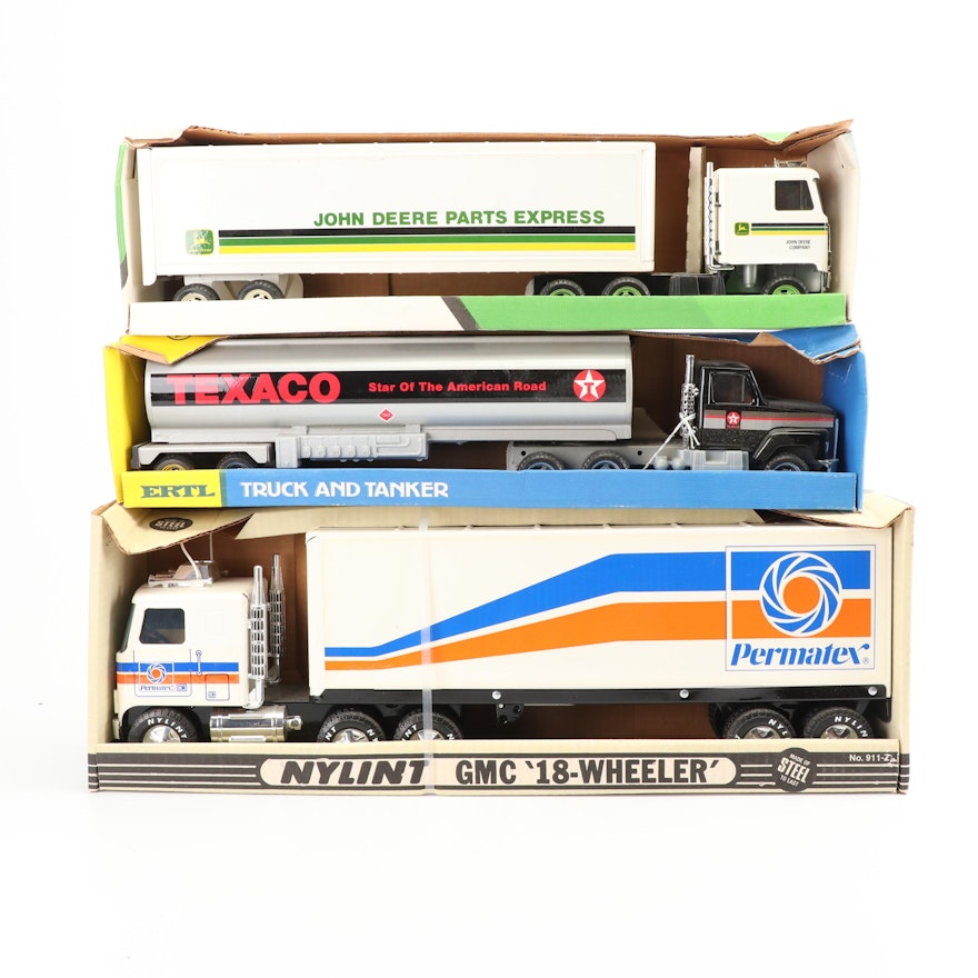 Die-Cast Tractor Trailers including Nylint