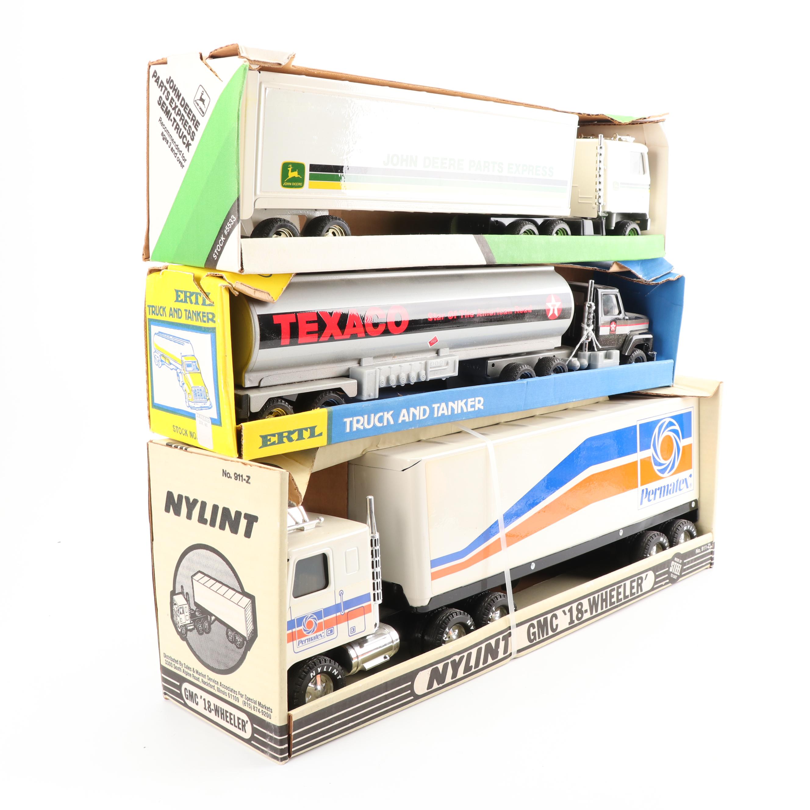 Die-Cast Tractor Trailers including Nylint