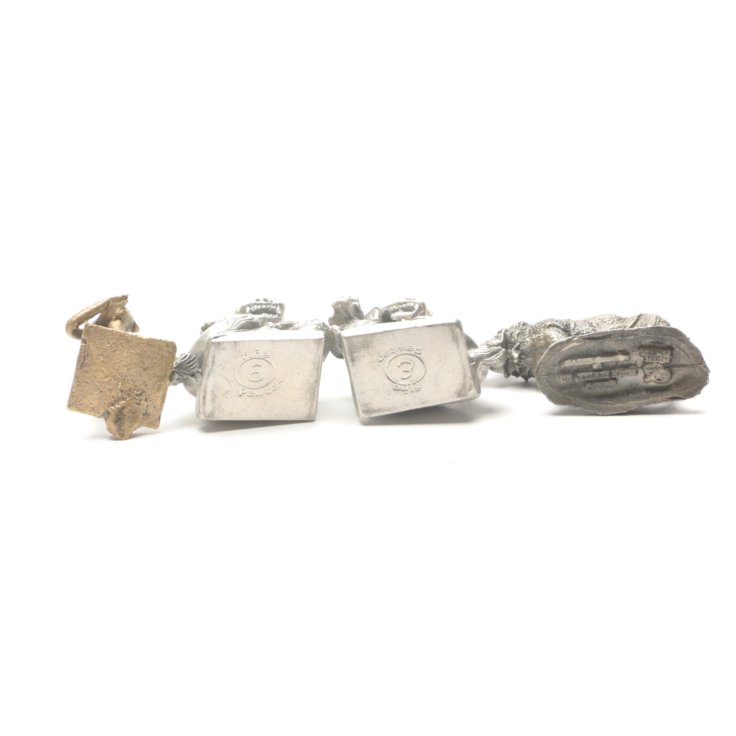 Assortment of Metal Figurines