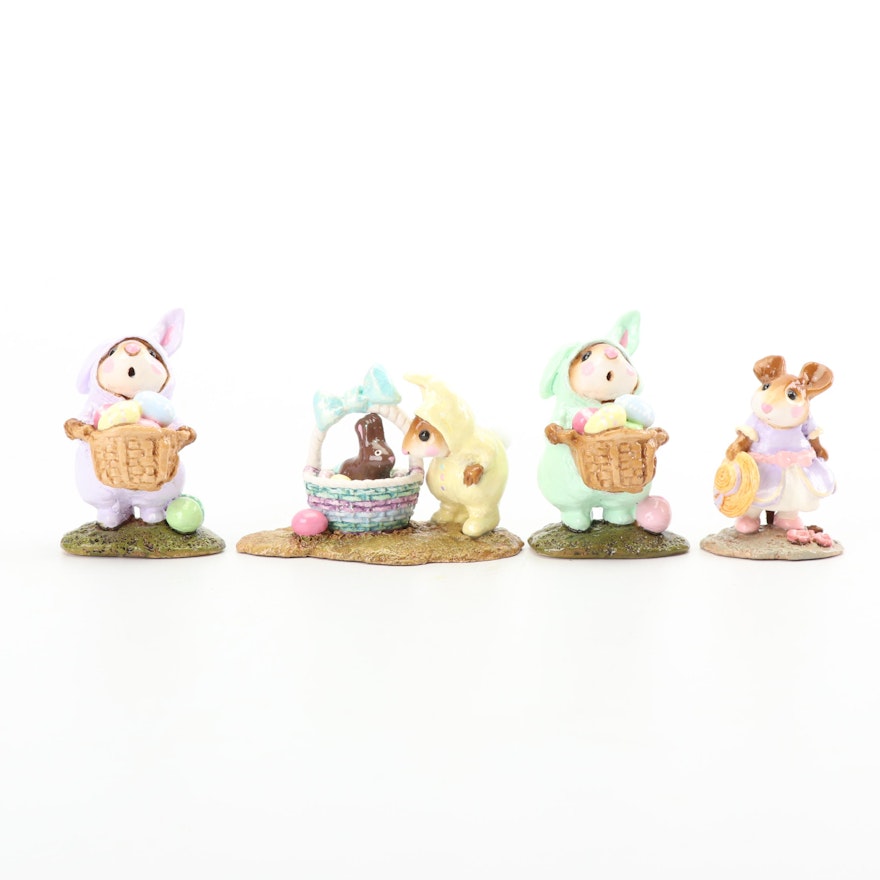 Easter "Wee Forest Folk" Figurines by Donna and Annette Peterson