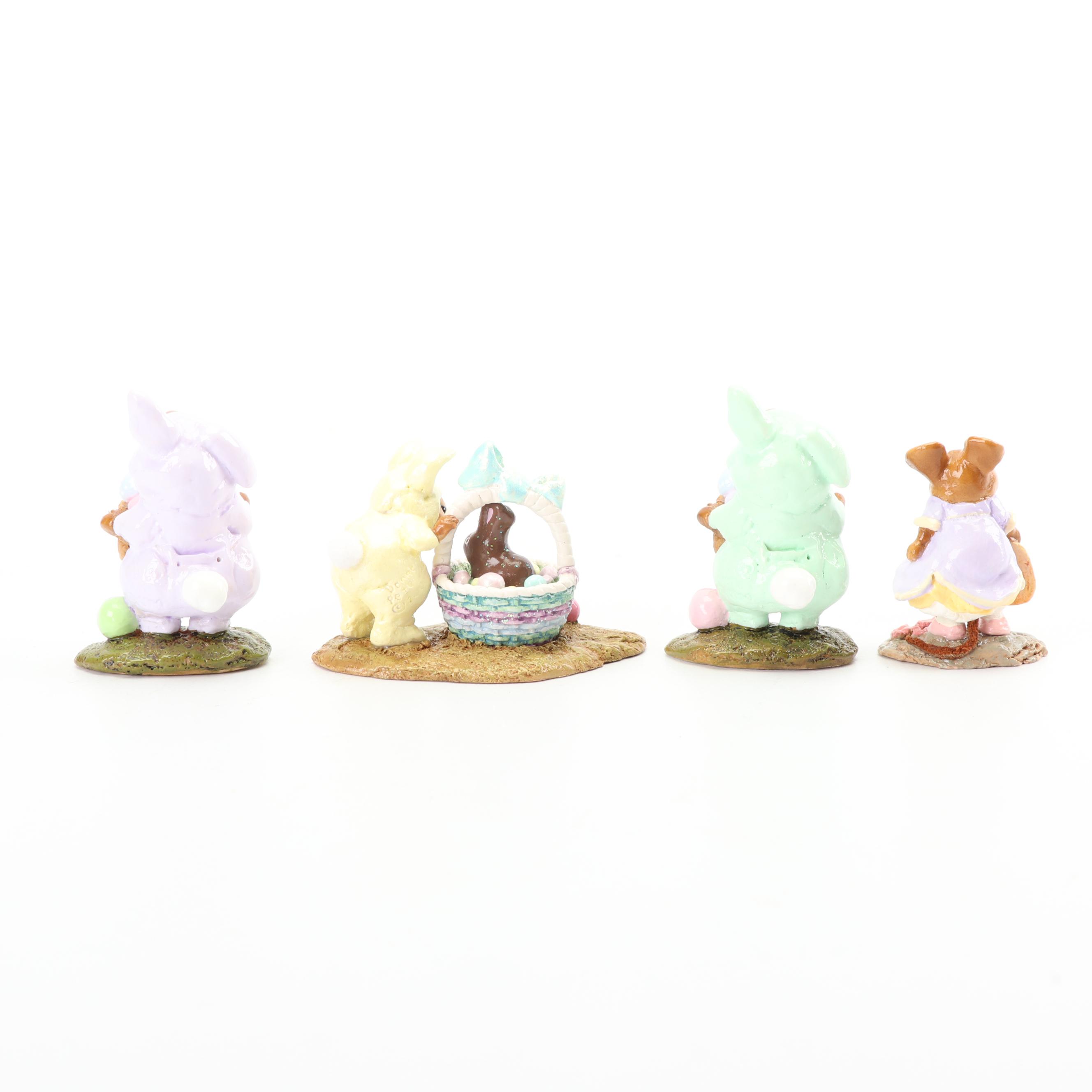Easter "Wee Forest Folk" Figurines by Donna and Annette Peterson