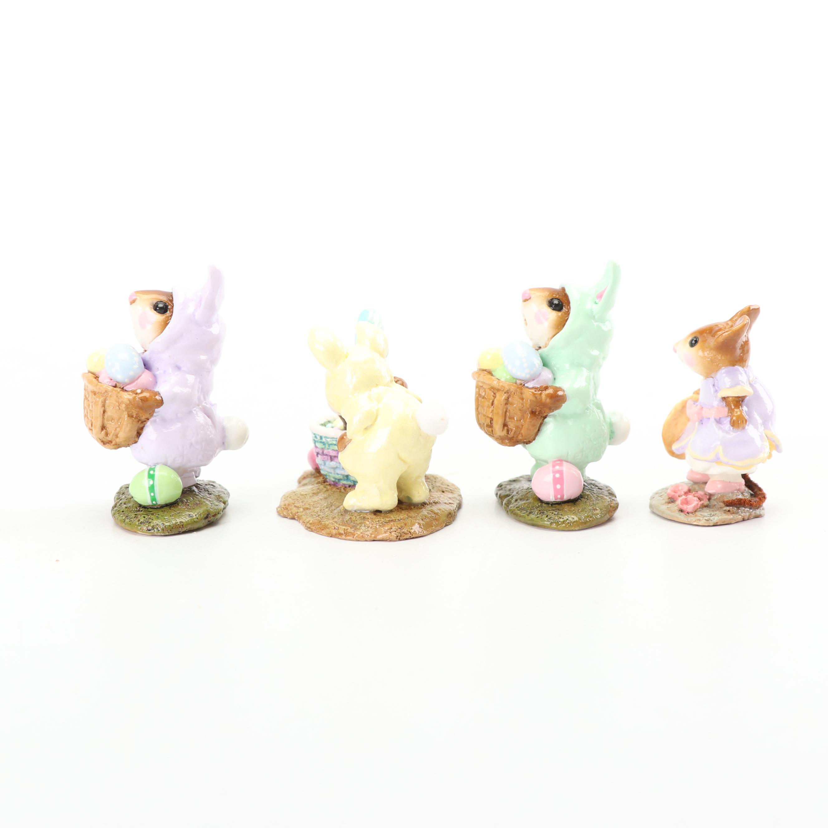 Easter "Wee Forest Folk" Figurines by Donna and Annette Peterson