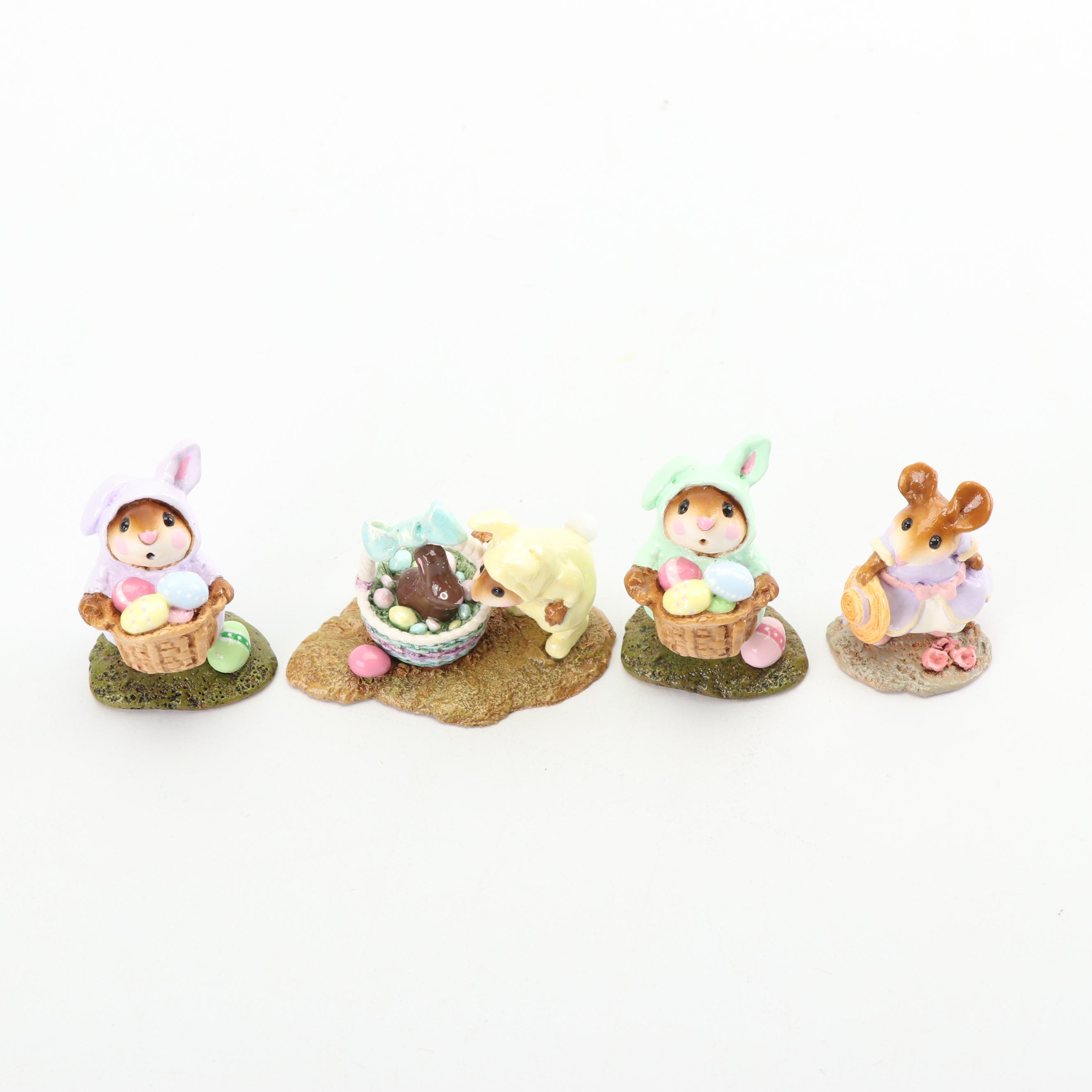 Easter "Wee Forest Folk" Figurines by Donna and Annette Peterson