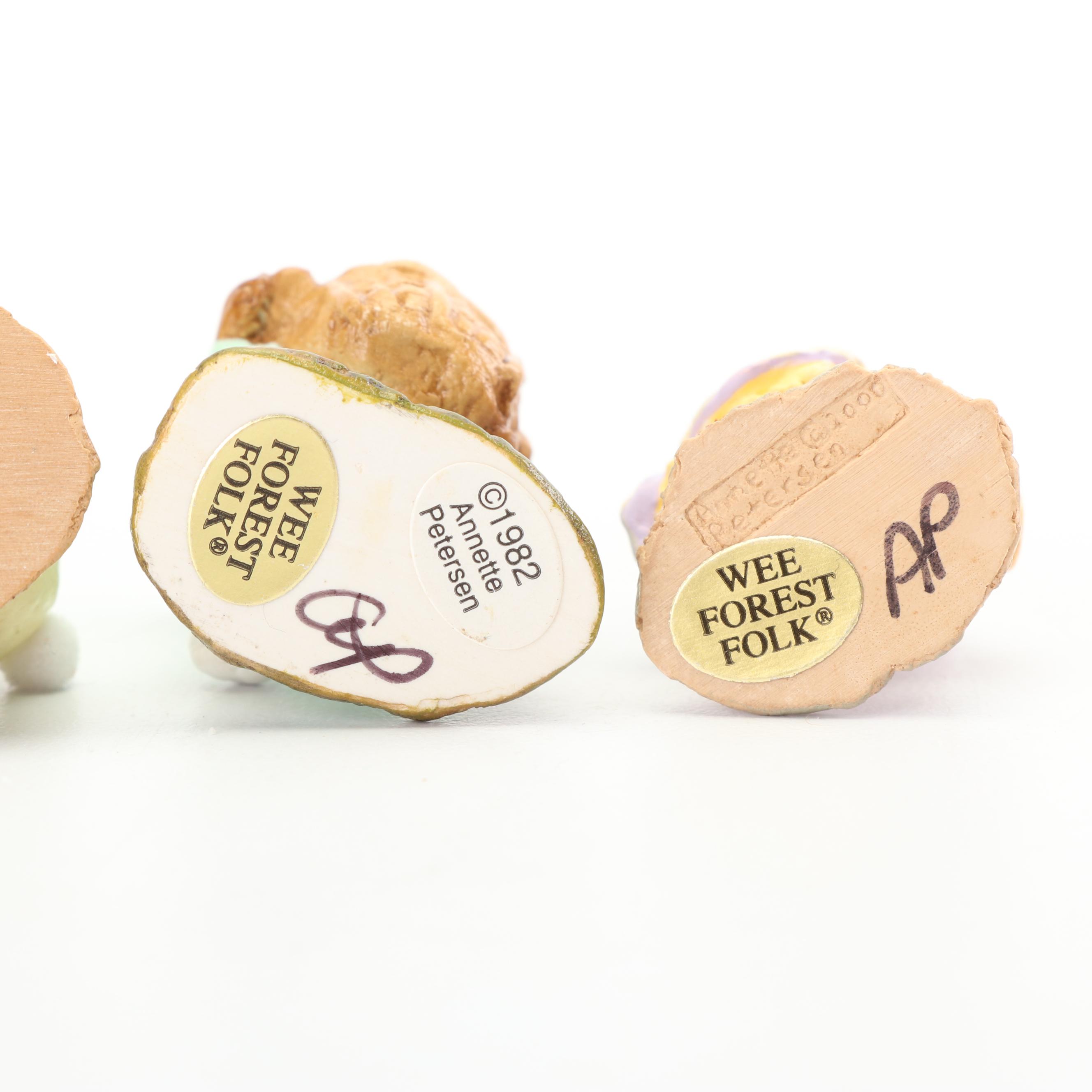 Easter "Wee Forest Folk" Figurines by Donna and Annette Peterson