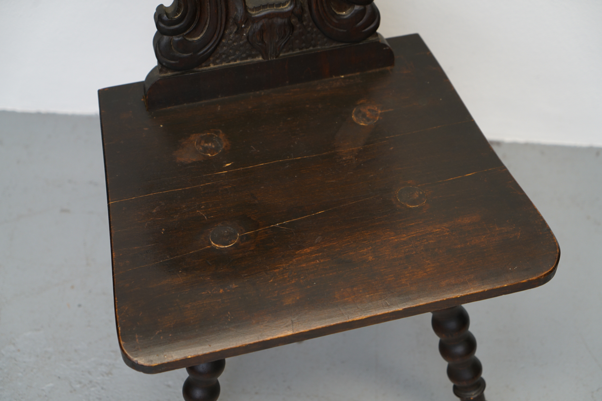 Late 19th Century Carved Green Man Chair