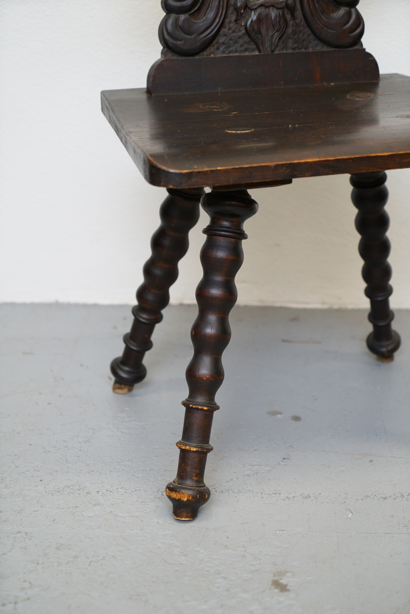 Late 19th Century Carved Green Man Chair