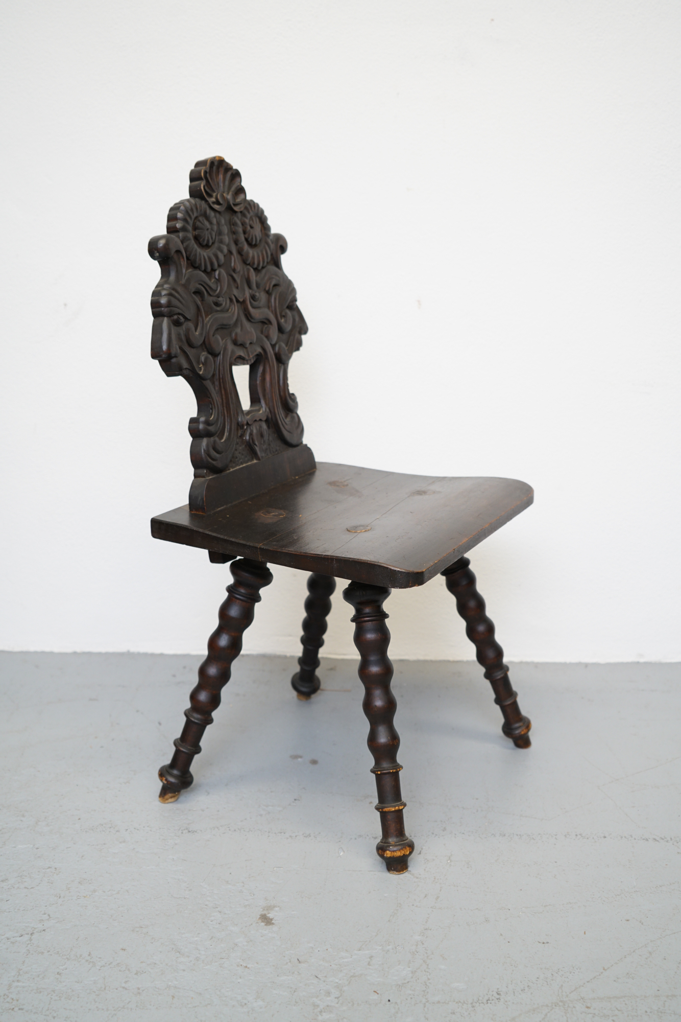 Late 19th Century Carved Green Man Chair