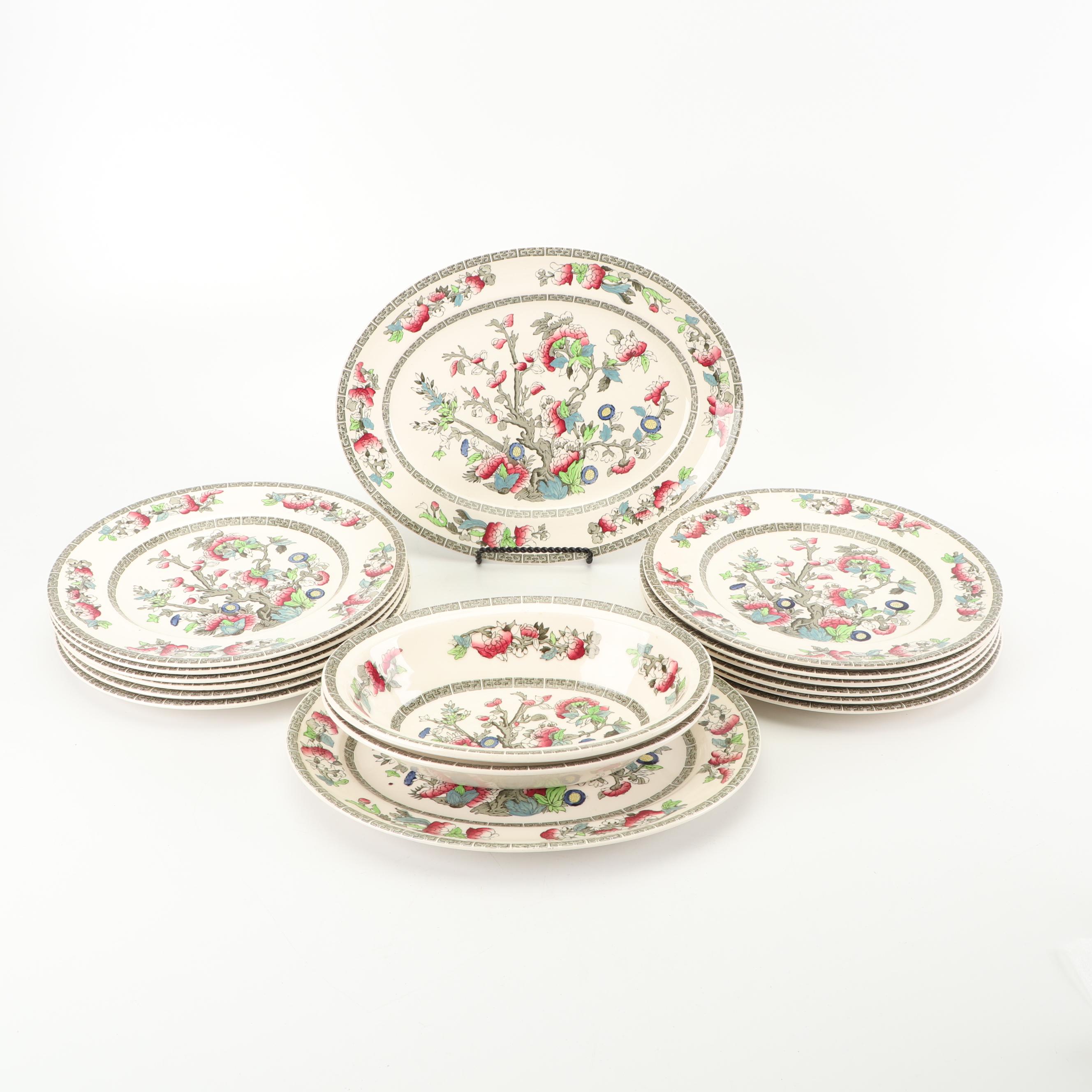 Johnson Bros "Indian Tree" Earthenware Dinnerware