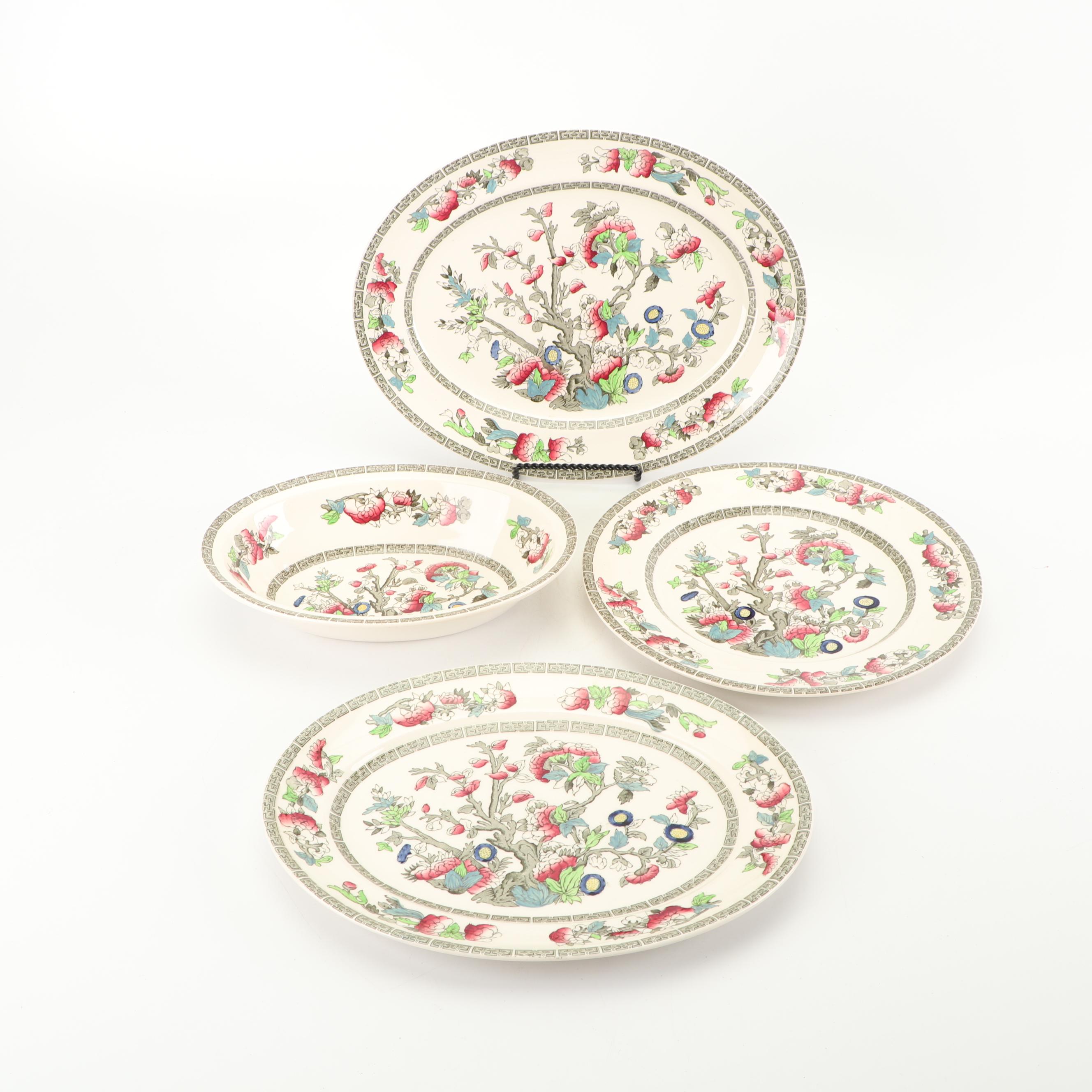 Johnson Bros "Indian Tree" Earthenware Dinnerware