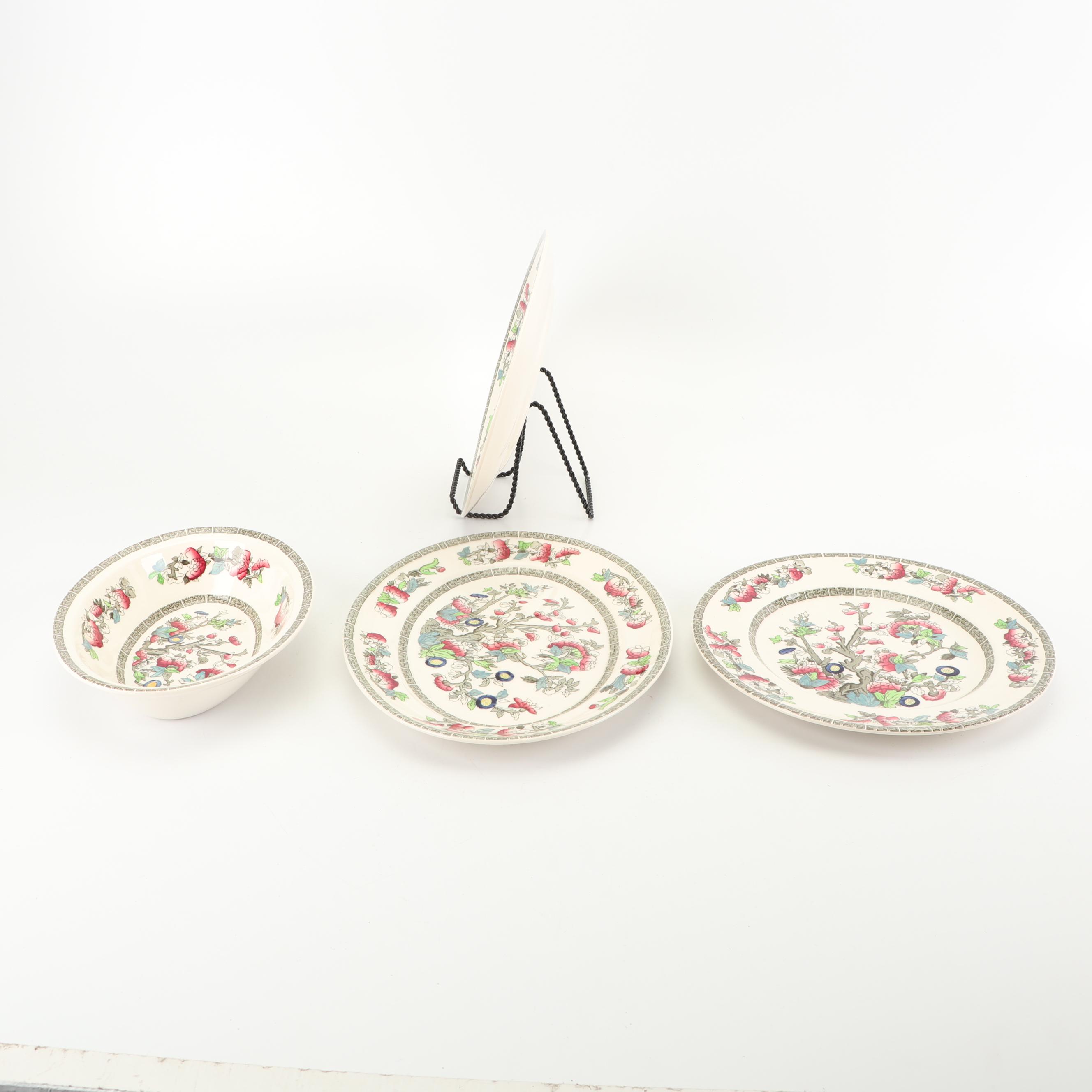 Johnson Bros "Indian Tree" Earthenware Dinnerware