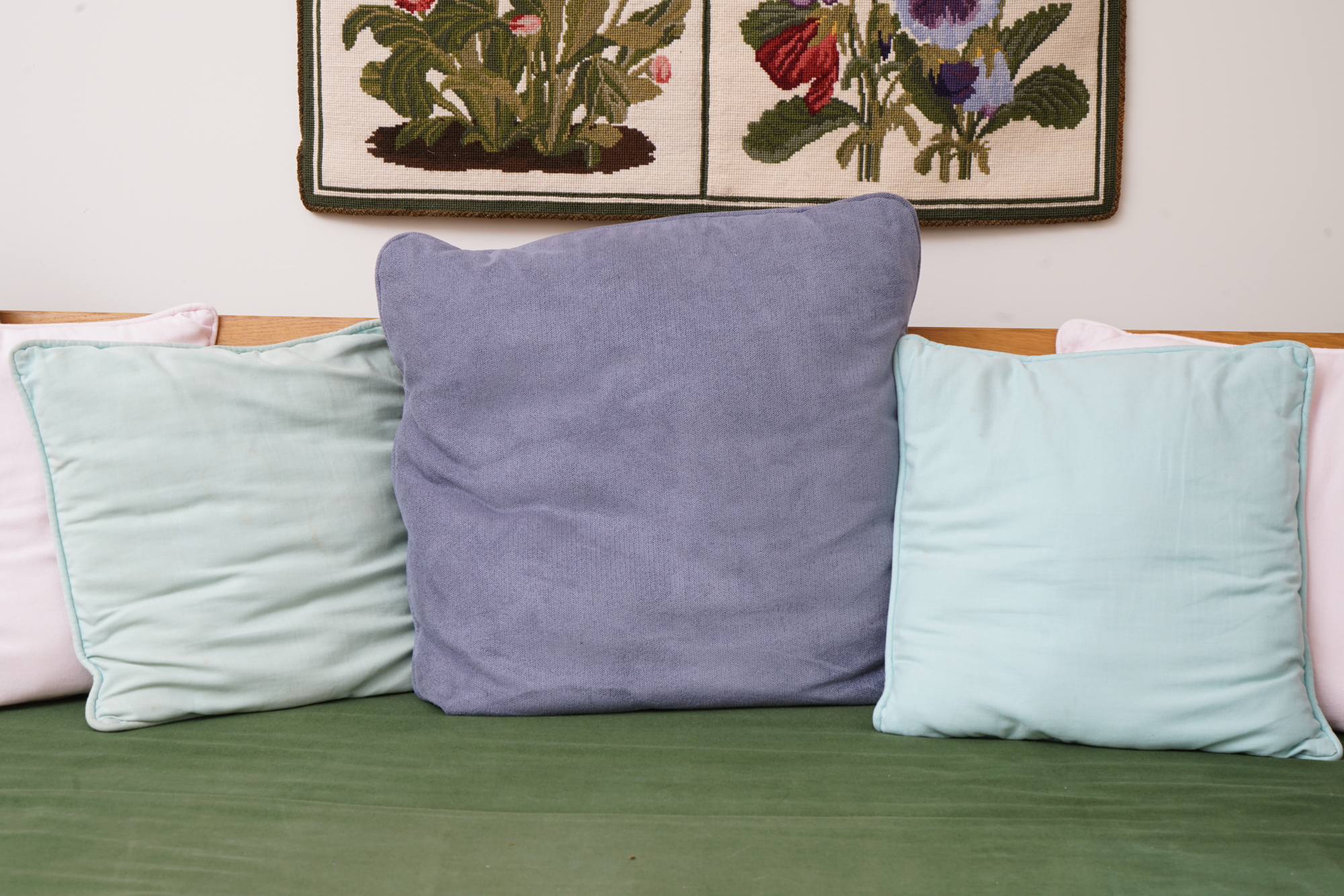 Contemporary Oak "Spindle" Sofa/Day Bed by Charles Webb