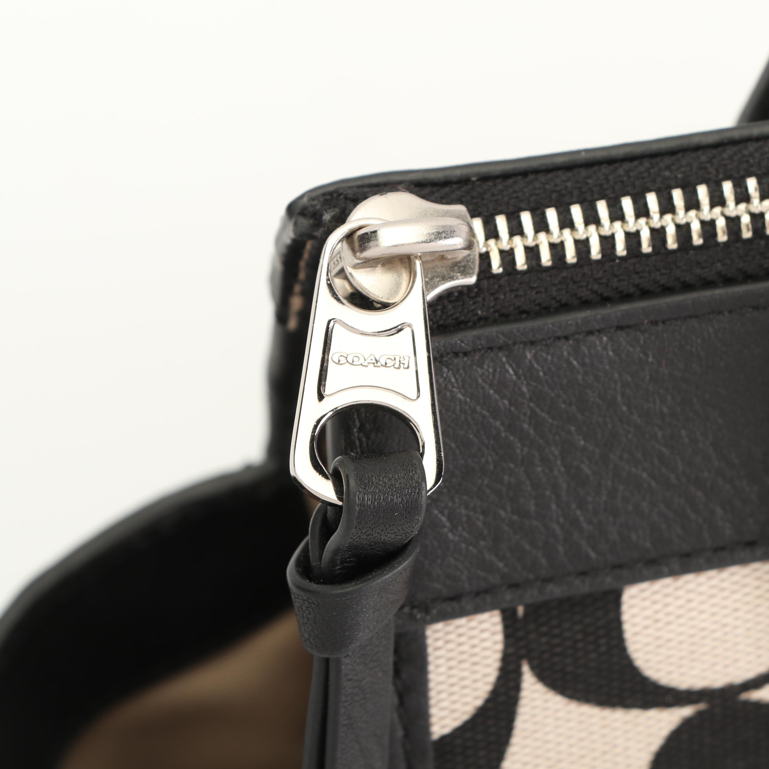 Coach Bleecker Signature Mini Riley Carryall