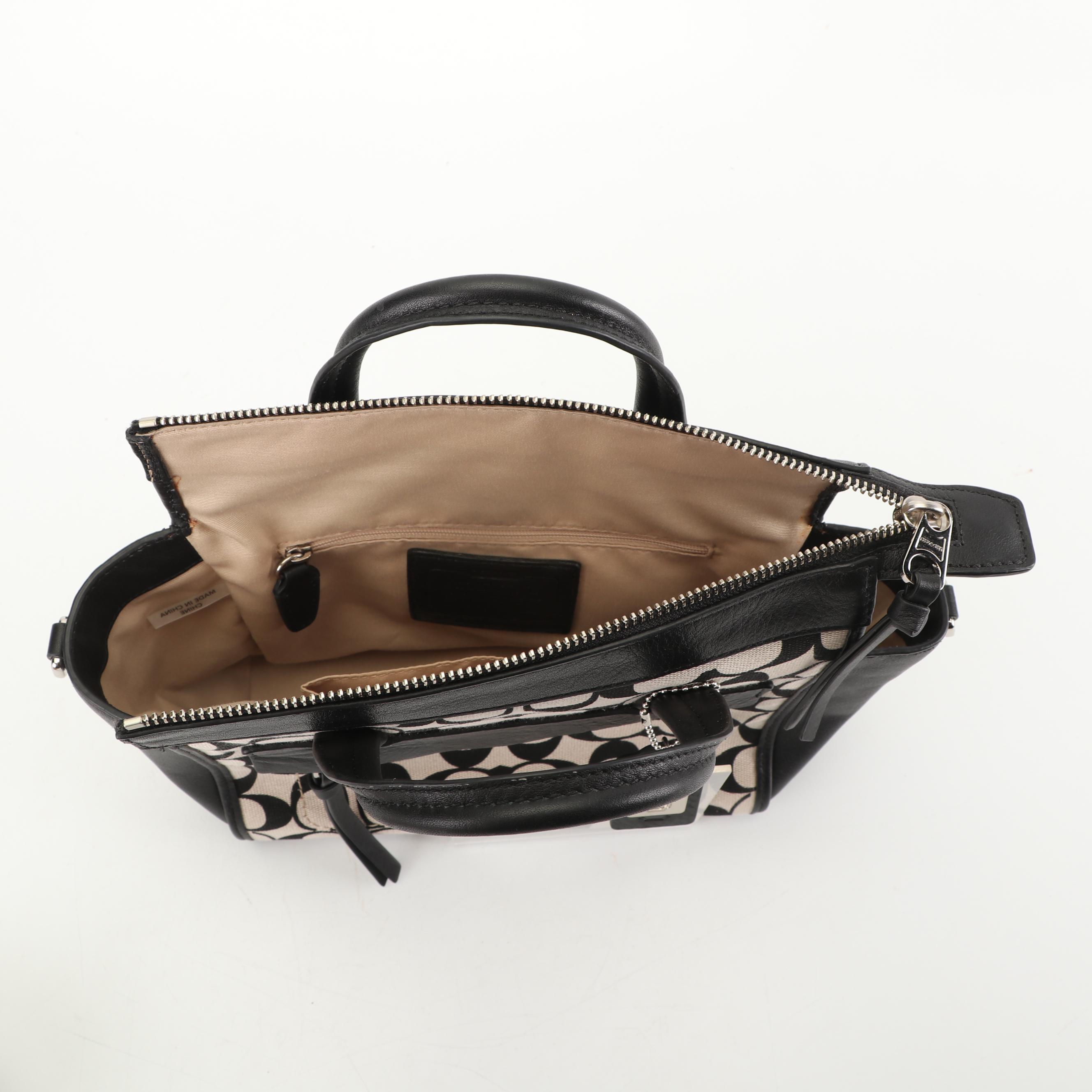 Coach Bleecker Signature Mini Riley Carryall