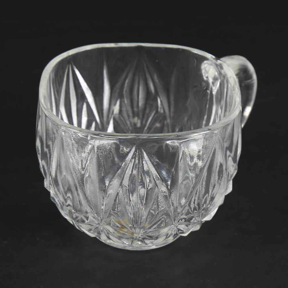 Pressed Glass Punch Bowl Set