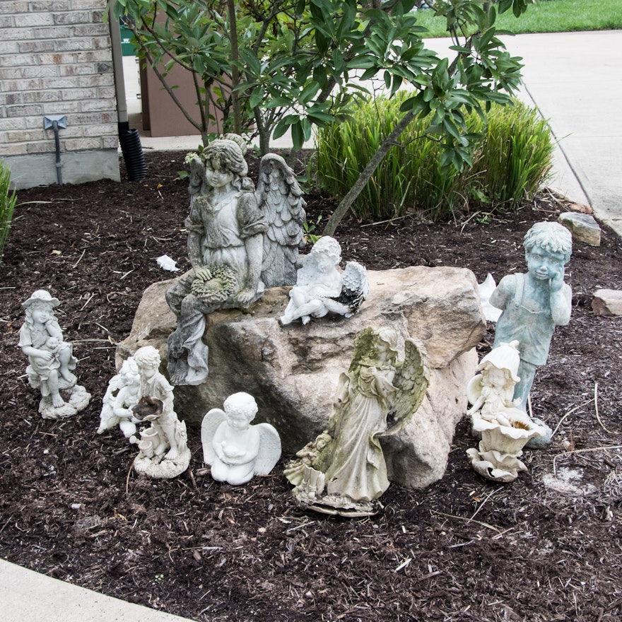 Figural Lawn Statues