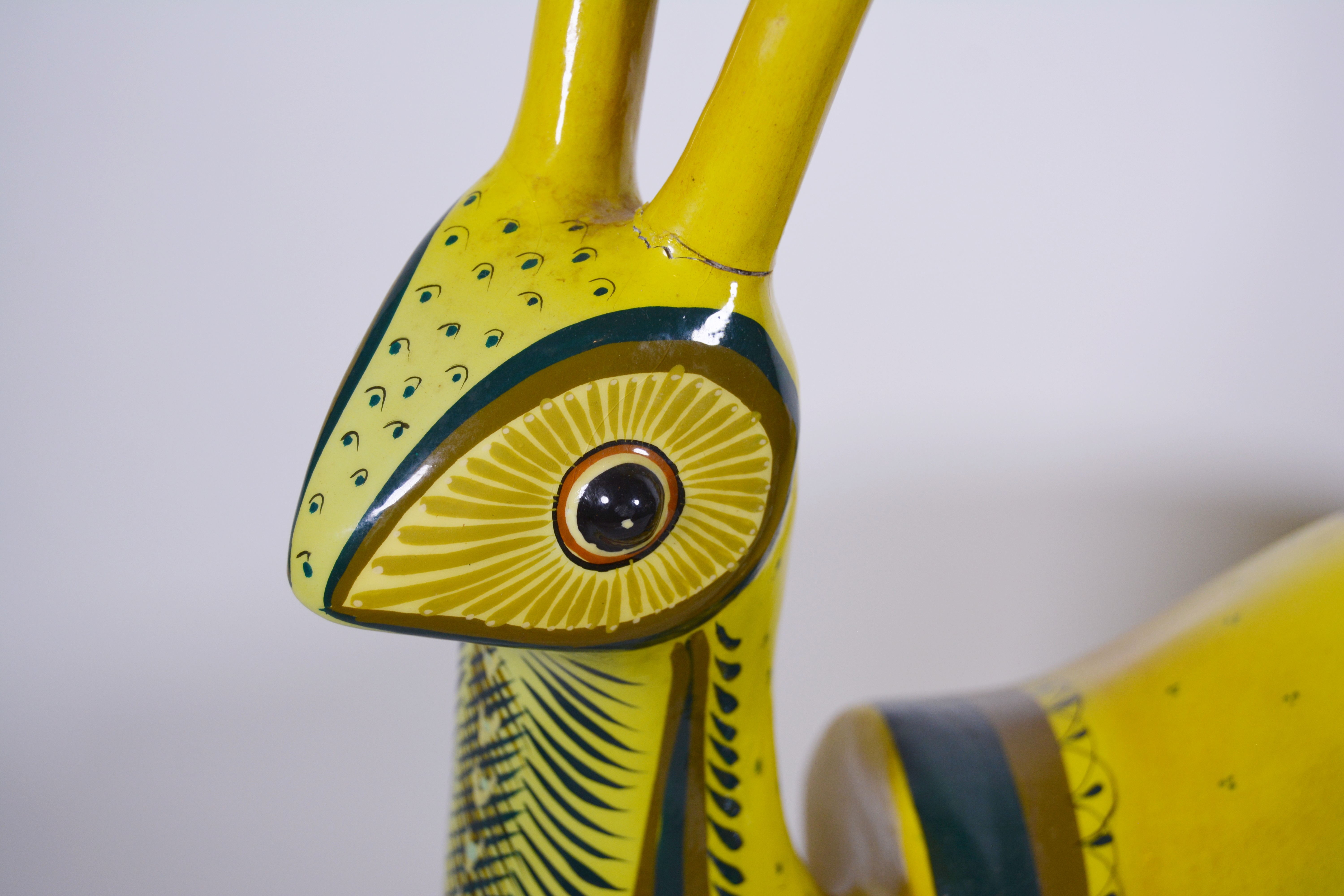 Vintage Sermel Papier Mache Folk Art Snail