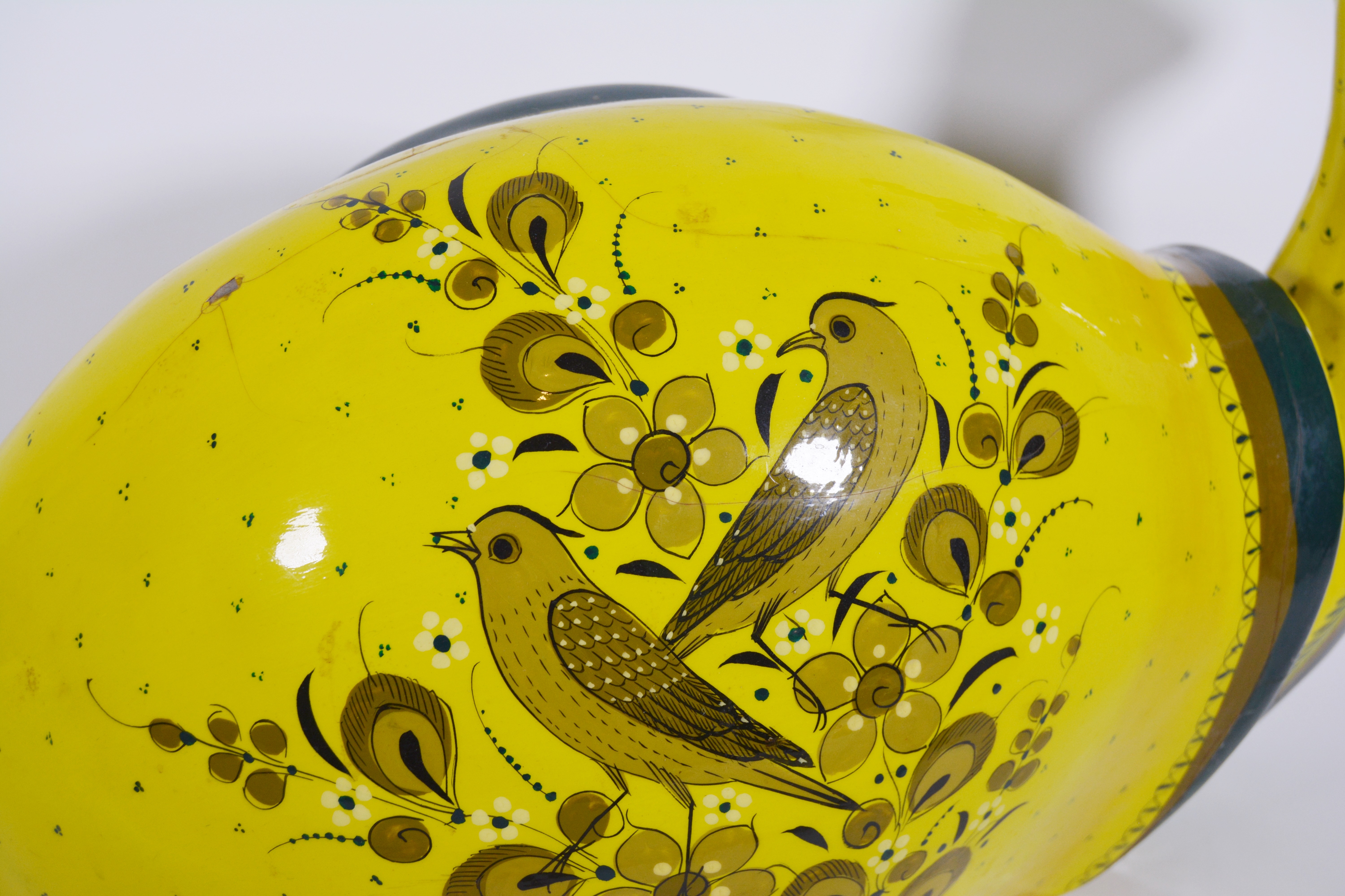 Vintage Sermel Papier Mache Folk Art Snail