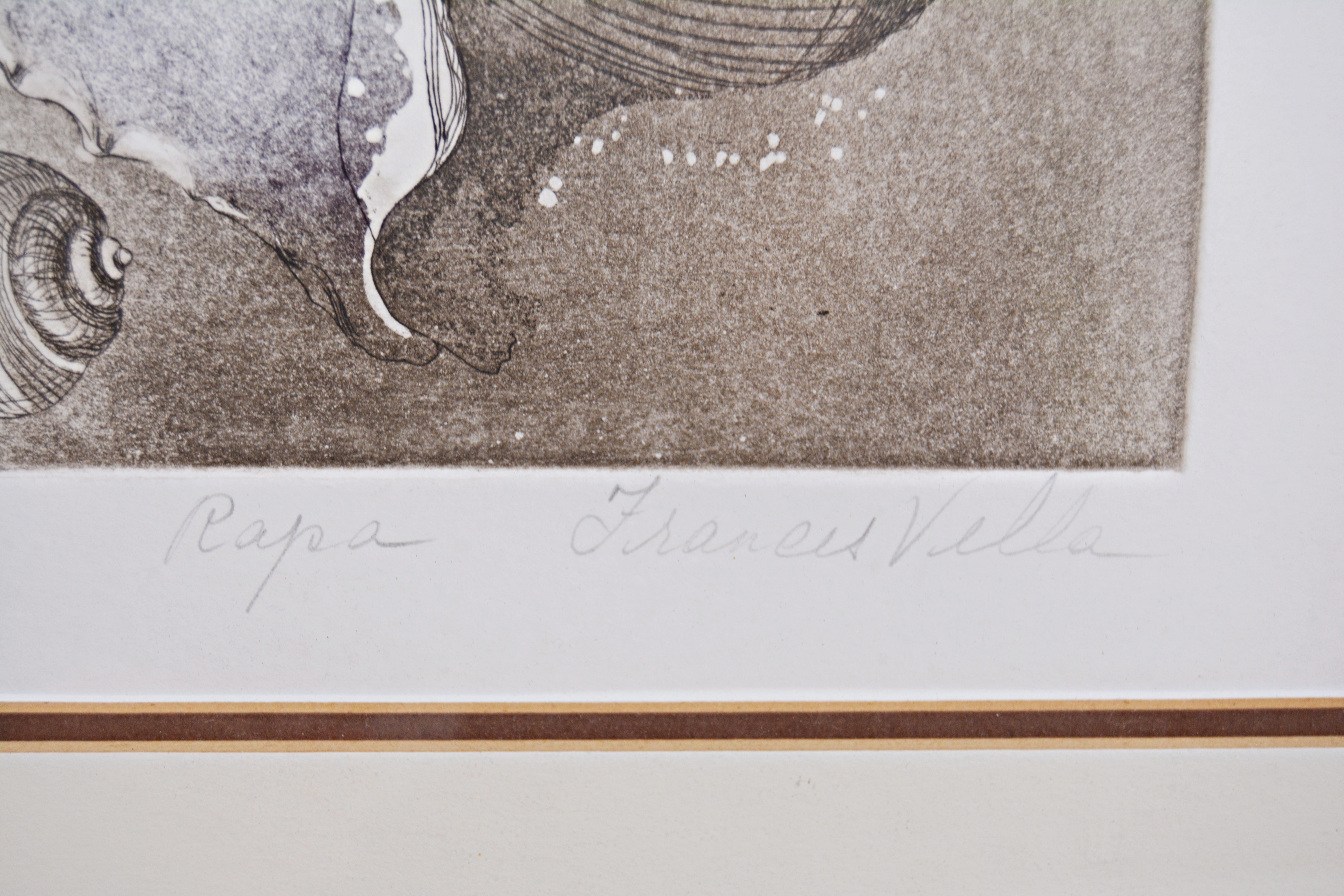 Frances Vella Limited Edition Etching "Rapa"