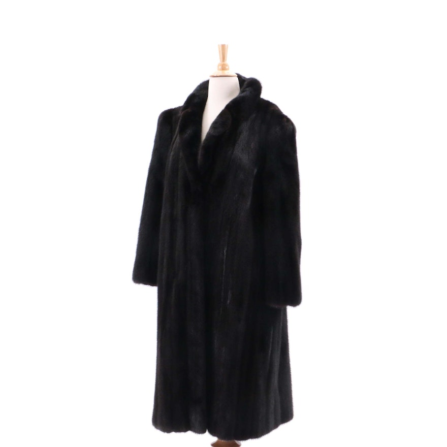 Lowenthal's Black Mink Fur Coat