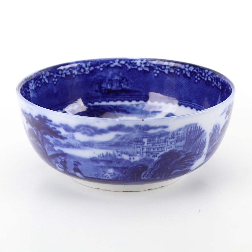 Royal Staffordshire "Jenny Lind Blue" Transfer Printed Bowl