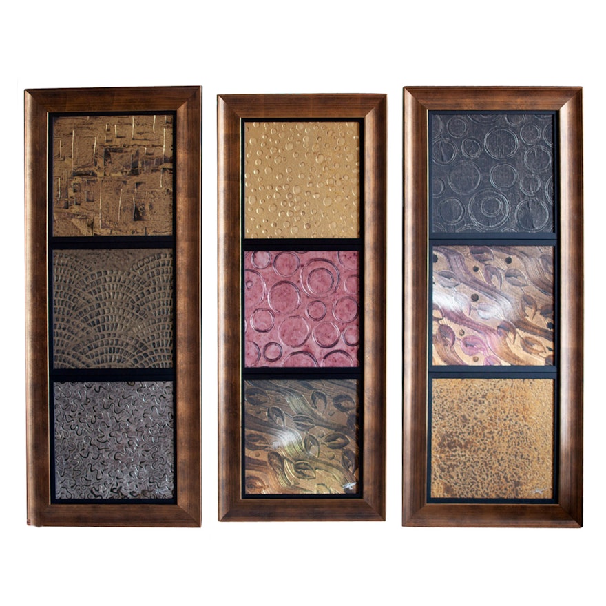 Butler Mixed Media "Intersect Panels A, B and C"