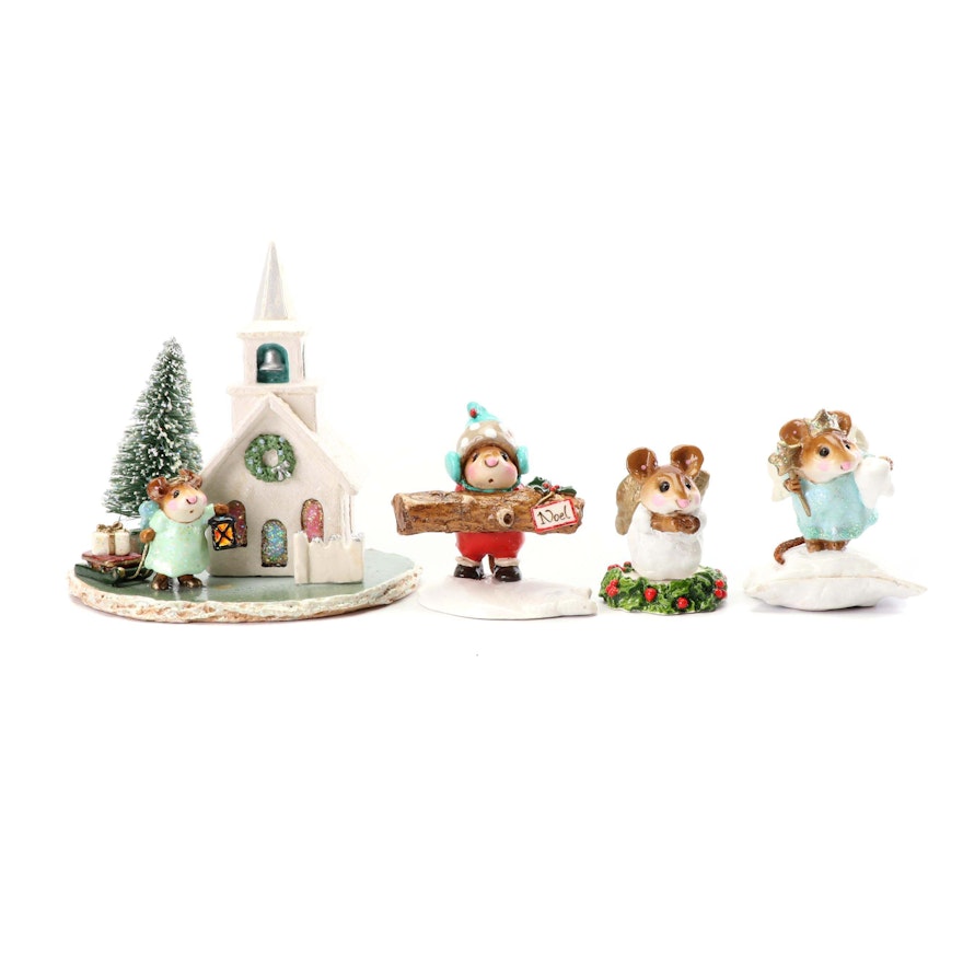 Christmas "Wee Folk Forest" Figurines by Annette and Donna Petersen