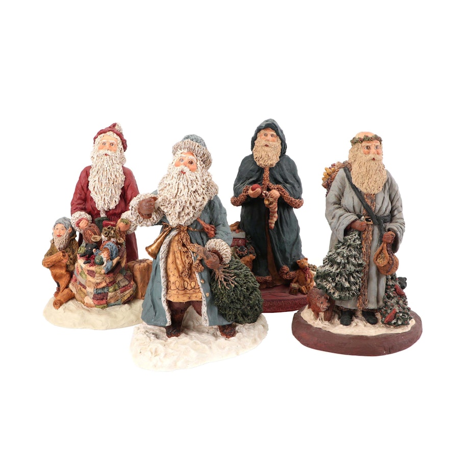 June McKenna Limited Edition Santa Claus Figurines