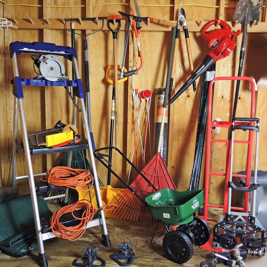 Garage and Yard Tool Assortment