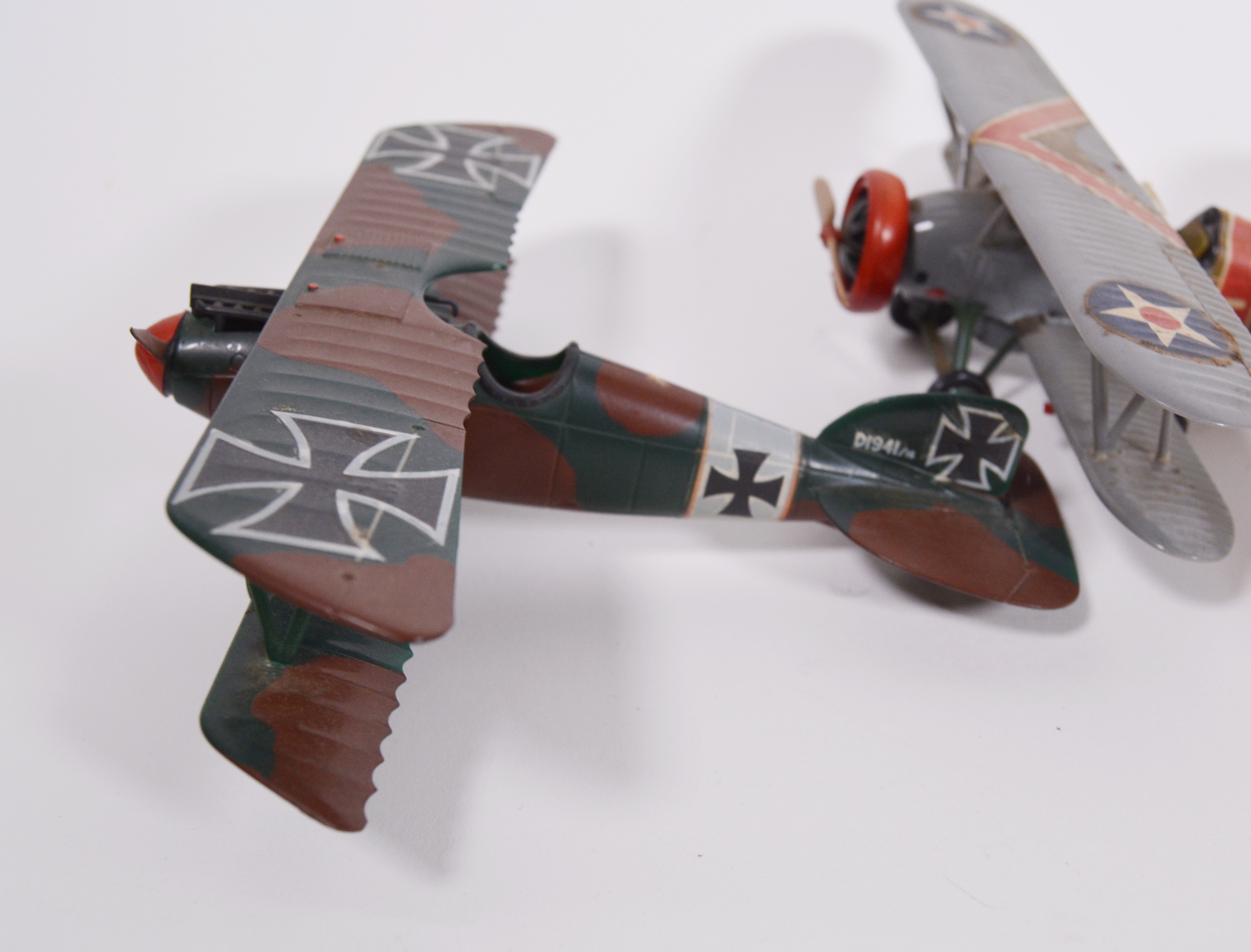 Vintage Metal Toy Airplanes Including "The Spirit of St. Louis"