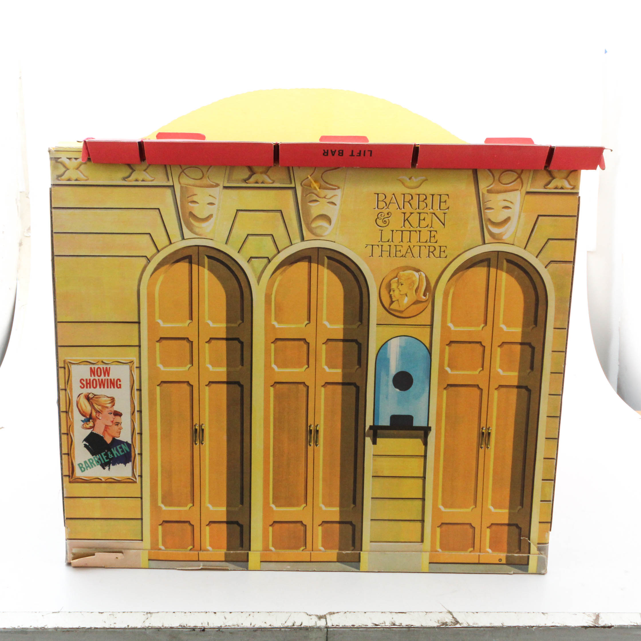 Vintage 1960s Barbie "Little Theatre" Play Set and Accessories