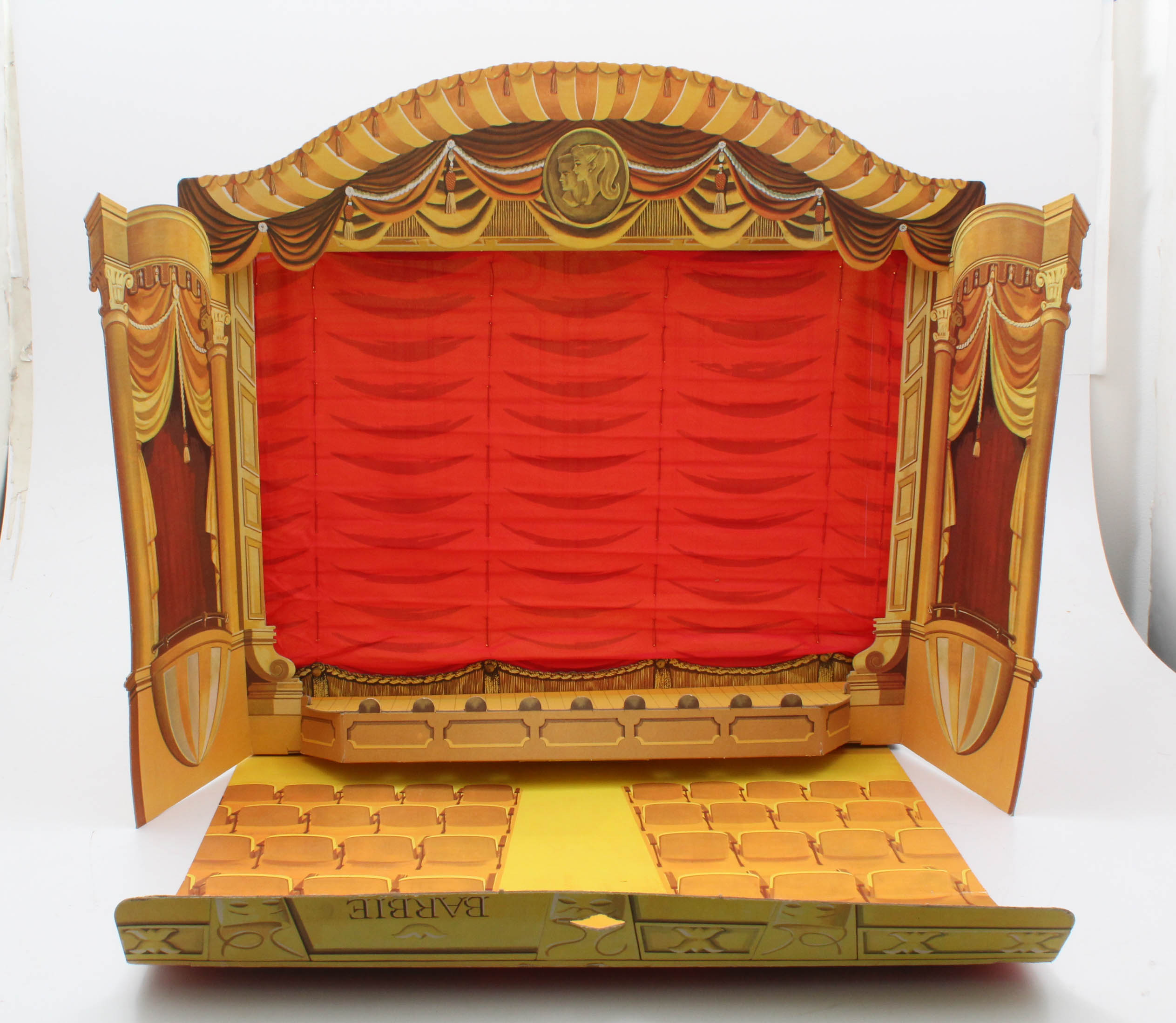 Vintage 1960s Barbie "Little Theatre" Play Set and Accessories