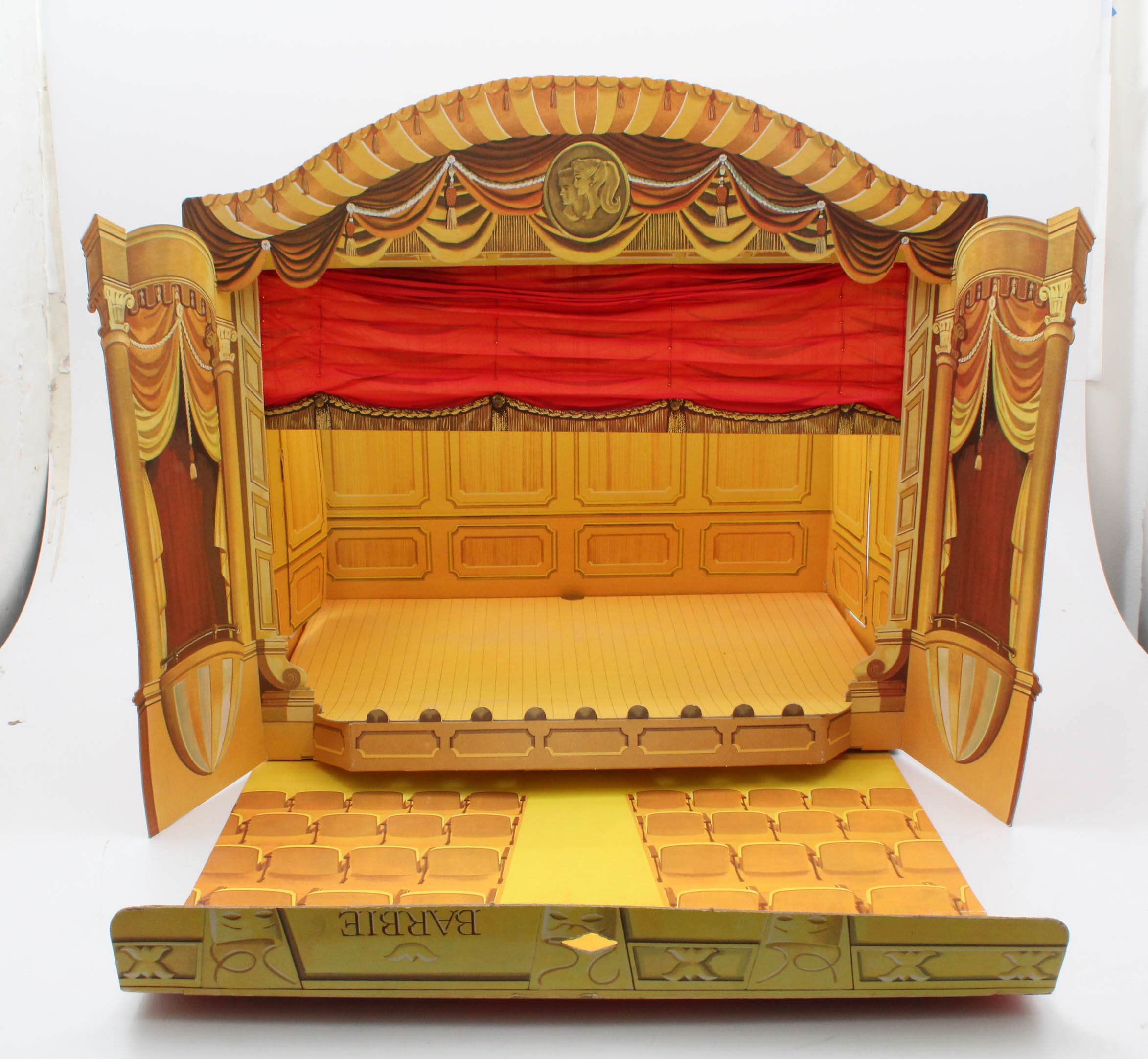 Vintage 1960s Barbie "Little Theatre" Play Set and Accessories