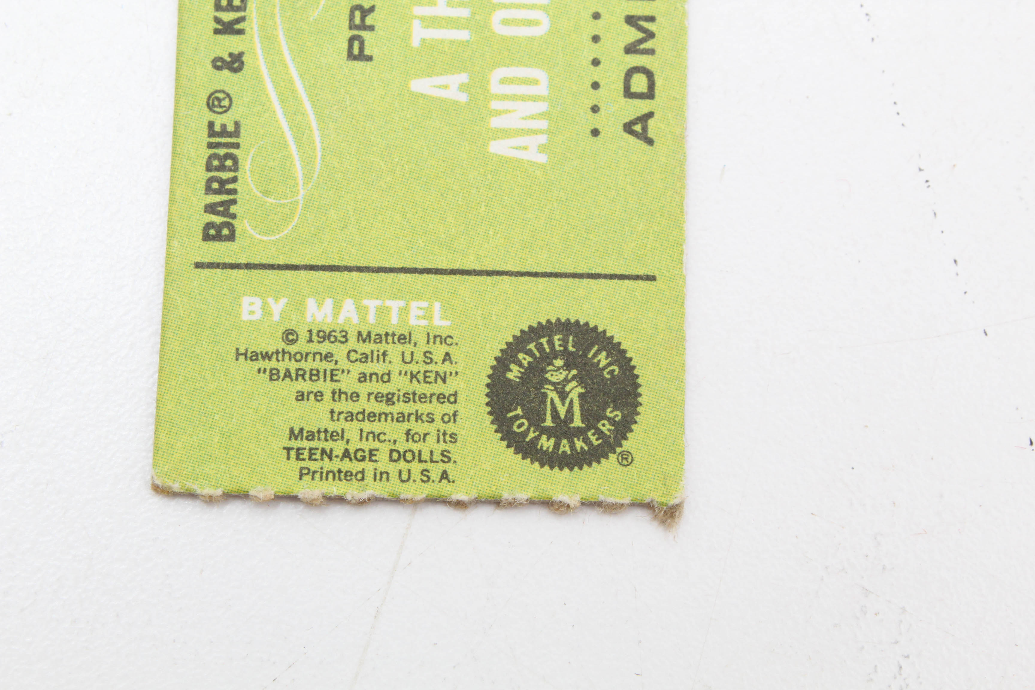 Vintage 1960s Barbie "Little Theatre" Play Set and Accessories