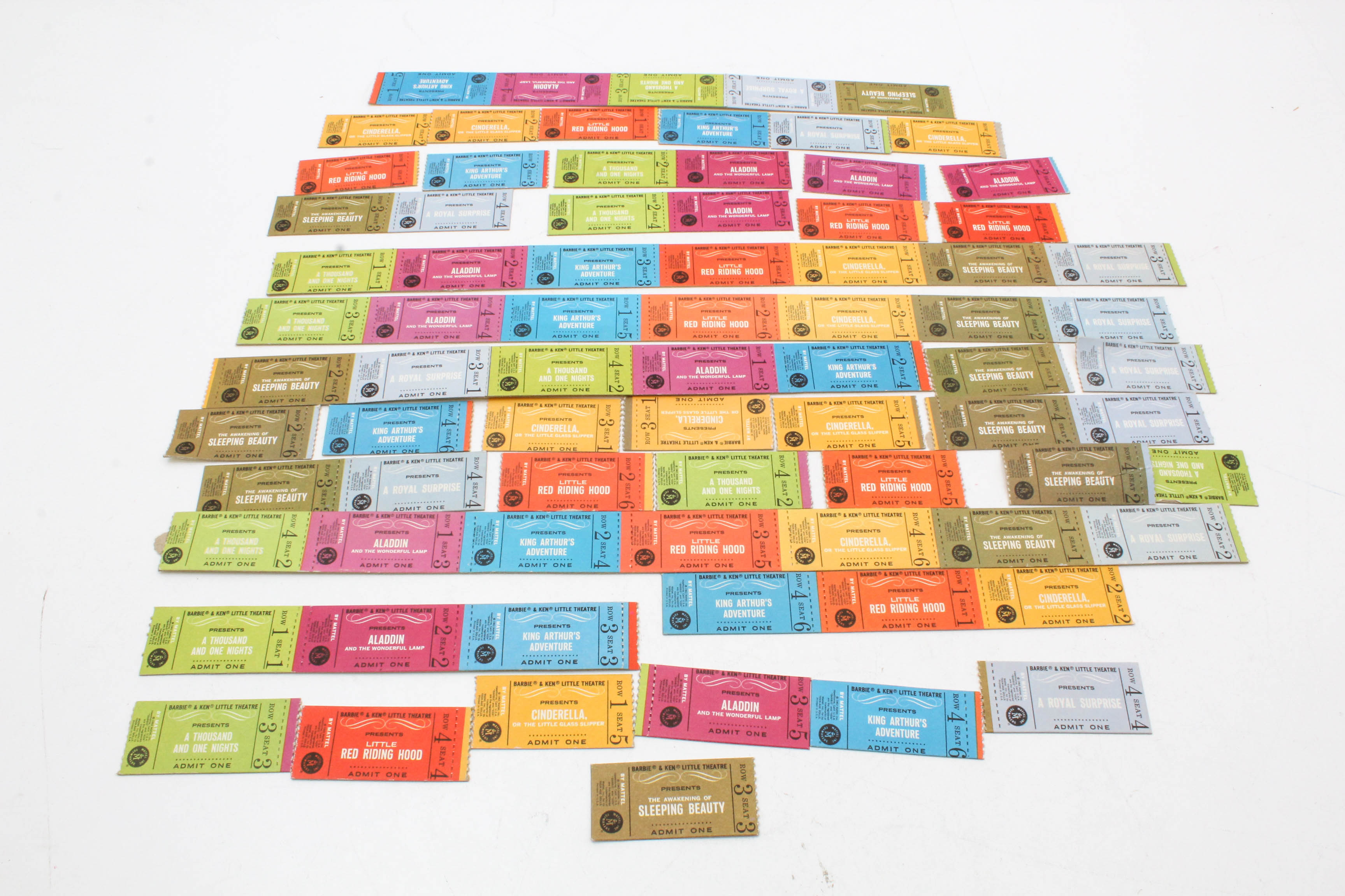 Vintage 1960s Barbie "Little Theatre" Play Set and Accessories