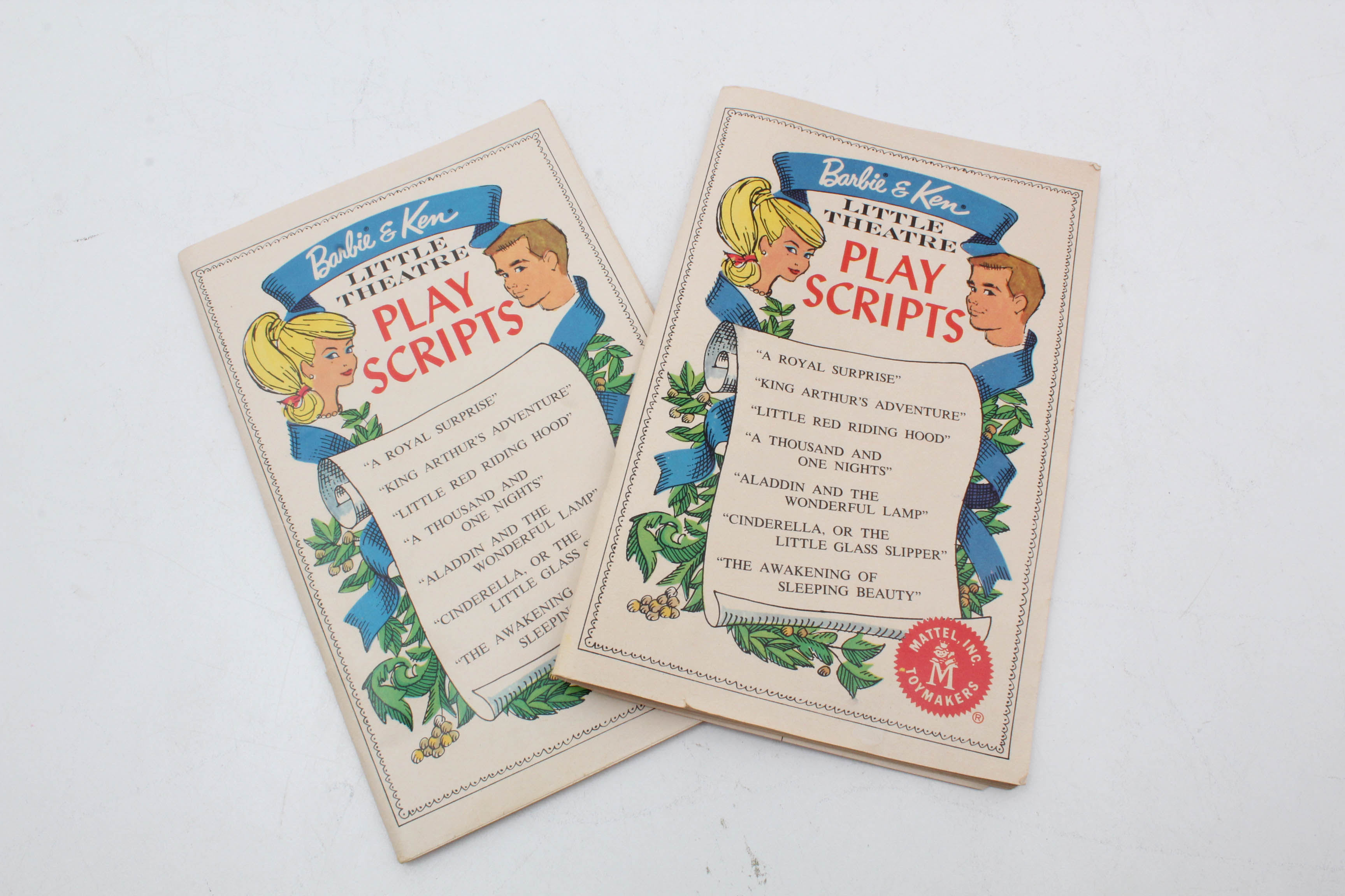 Vintage 1960s Barbie "Little Theatre" Play Set and Accessories