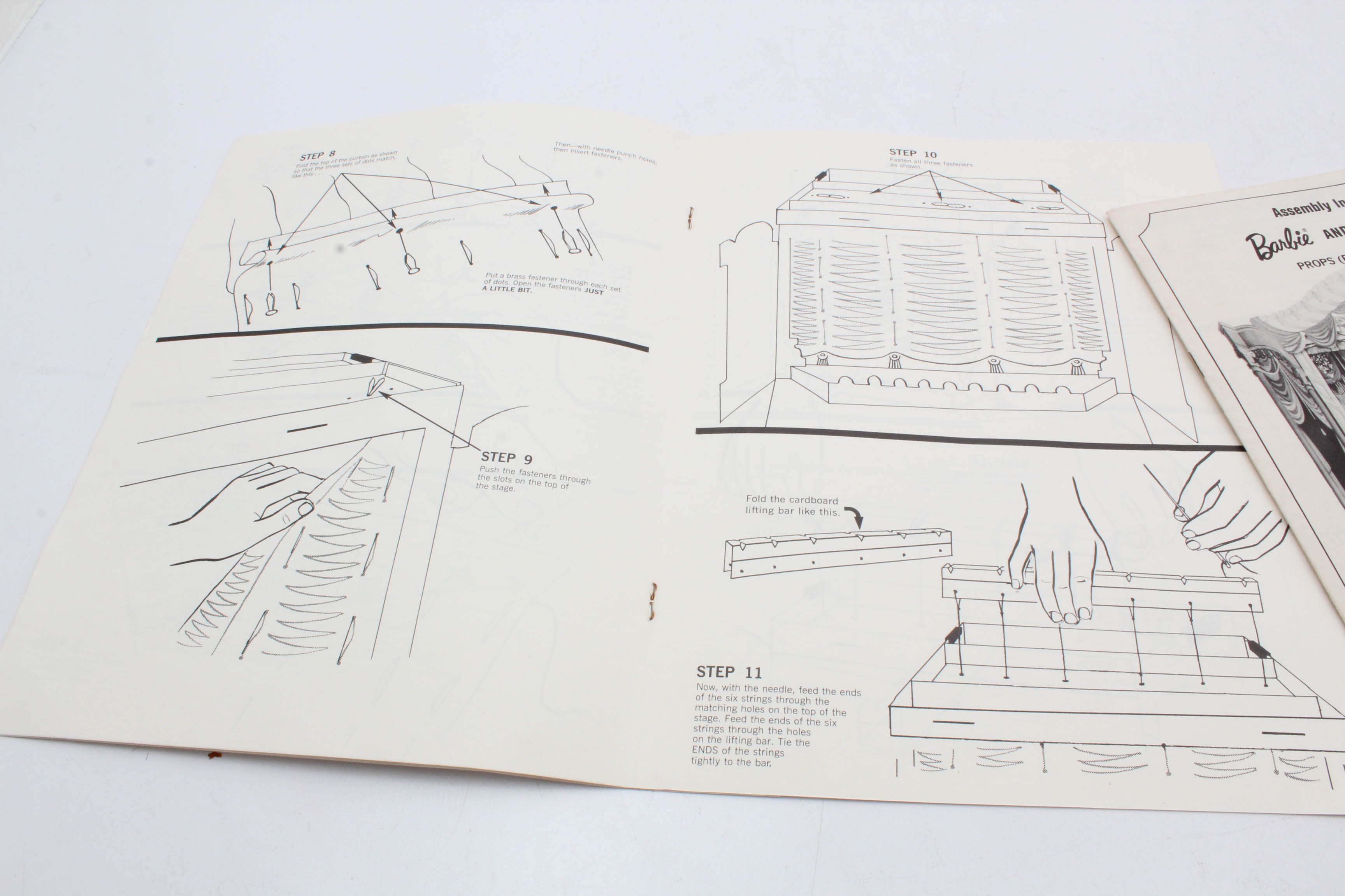 Vintage 1960s Barbie "Little Theatre" Play Set and Accessories
